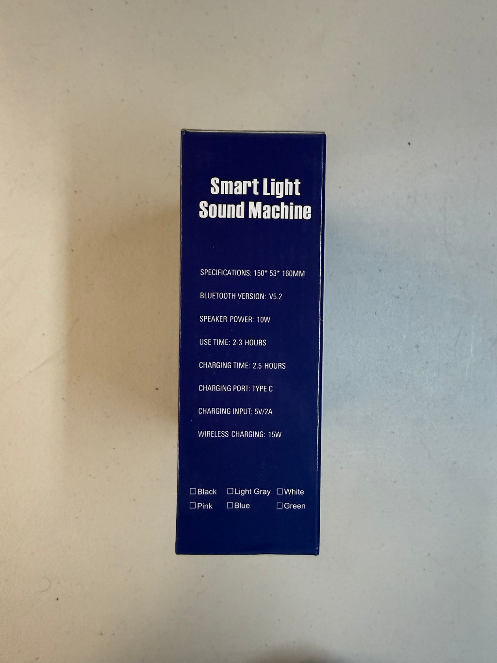 G63 Smart Light Sound Machine with Wireless Charging & Alarm Clock (Open Box - Like New)