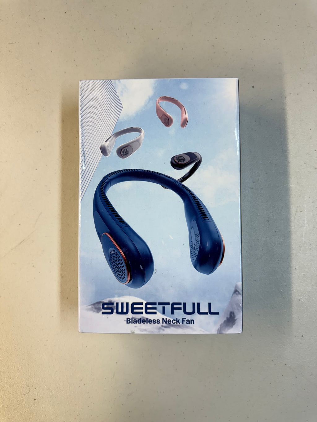 SWEETFULL Bladeless Neck Fan - Portable Hands-Free Cooling Fan - Open Box Like New