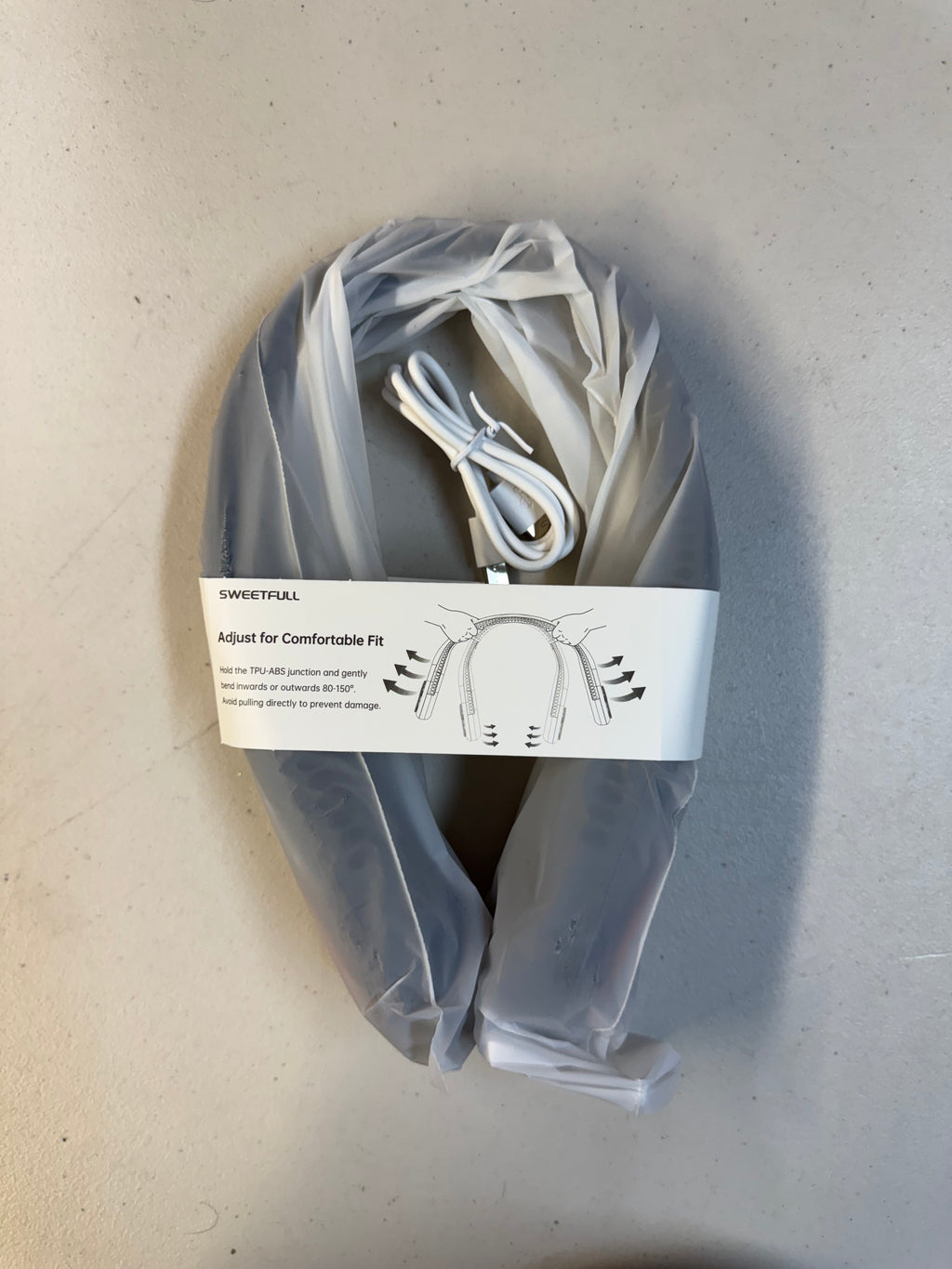 SWEETFULL Bladeless Neck Fan - Portable Hands-Free Cooling Fan - Open Box Like New