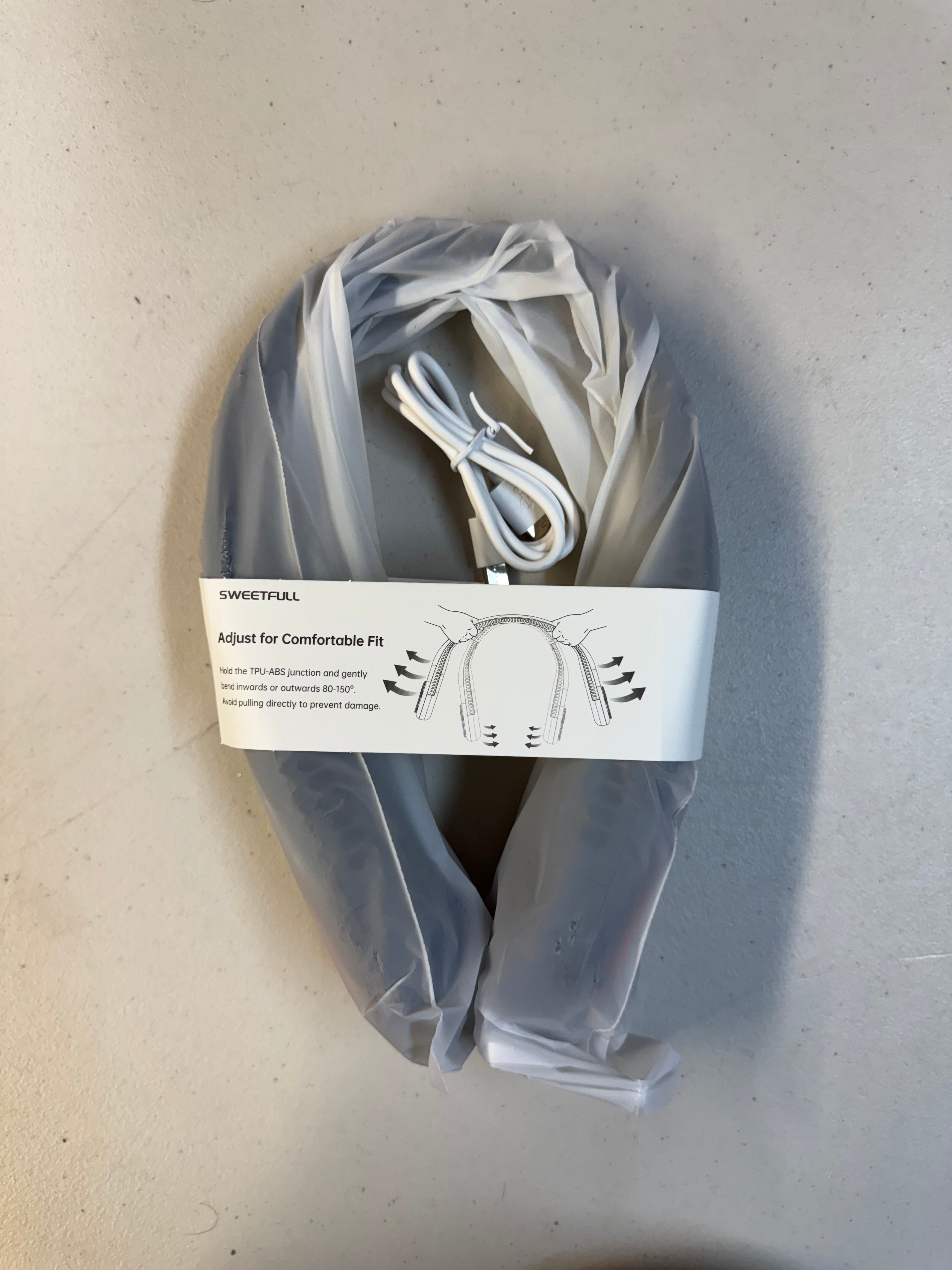 SWEETFULL Bladeless Neck Fan - Portable Hands-Free Cooling Fan - Open Box Like New