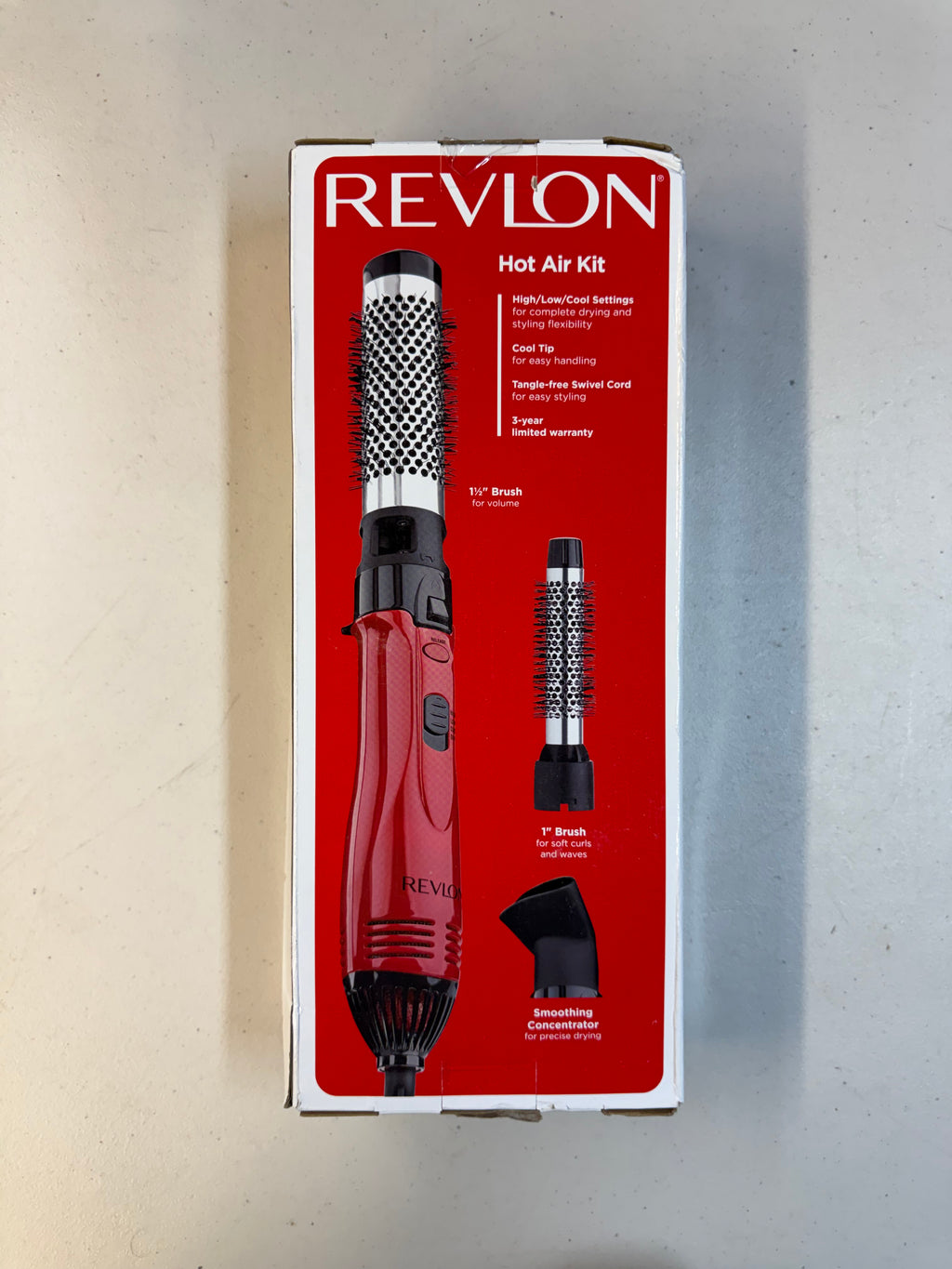 Revlon Hot Air Kit - 1200W Style Curl and Volumize 3-Piece Set - Open Box Like New