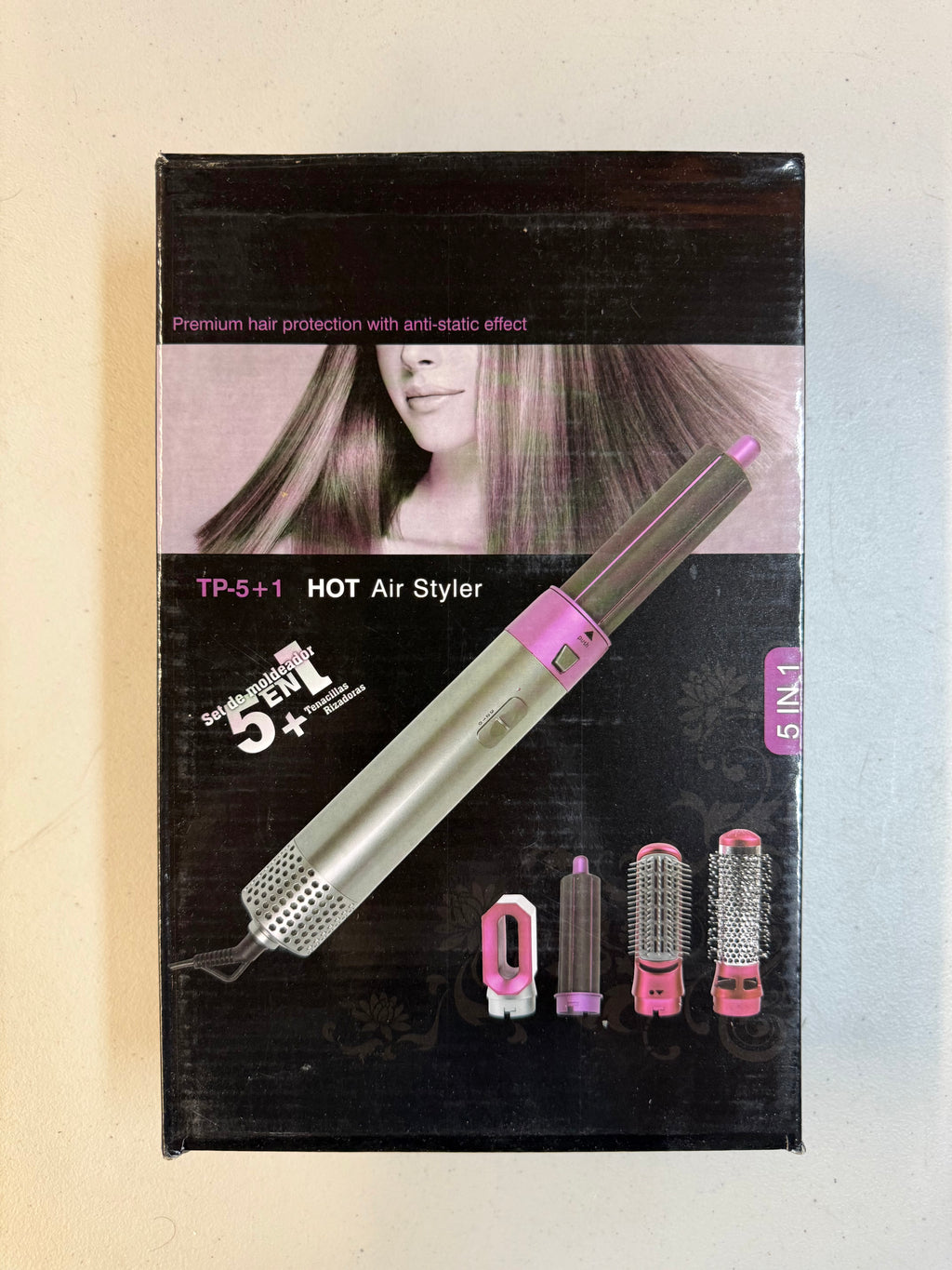 5-in-1 Hot Air Styler Set - 1000W Multi-Function Hair Dryer Brush - Open Box Like New