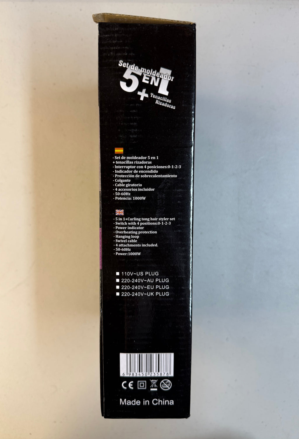 5-in-1 Hot Air Styler Set - 1000W Multi-Function Hair Dryer Brush - Open Box Like New