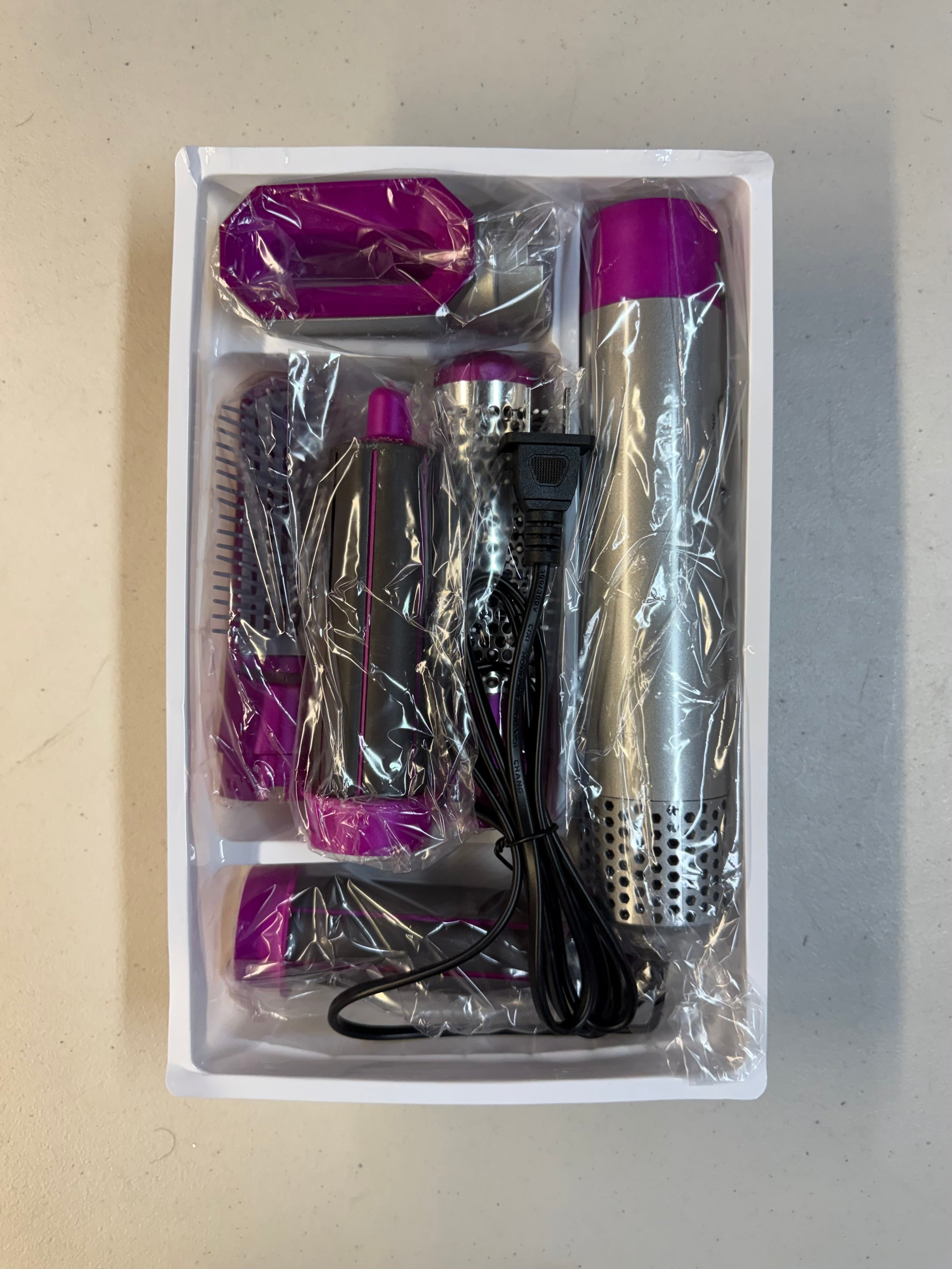 5-in-1 Hot Air Styler Set - 1000W Multi-Function Hair Dryer Brush - Open Box Like New