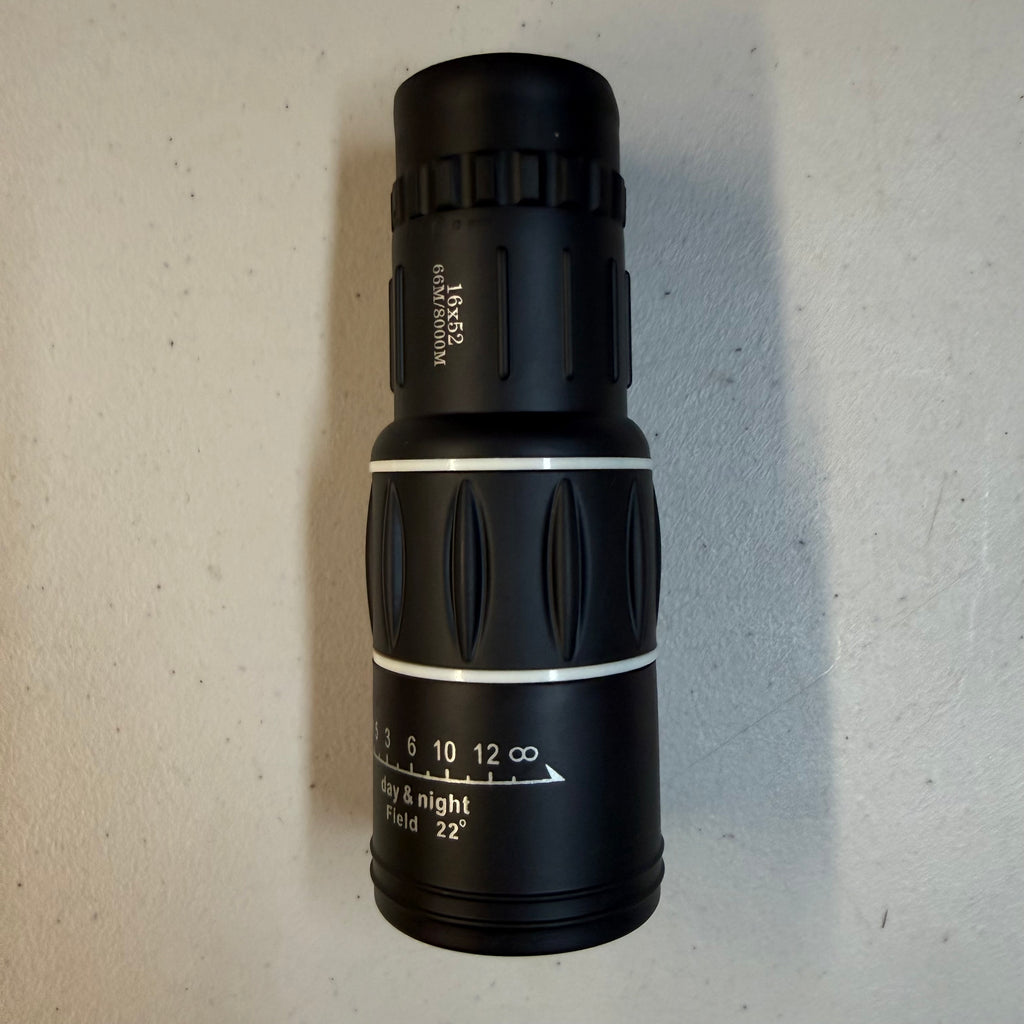 16x52 Monocular Telescope - High Power HD Day & Night Vision - Open Box Like New