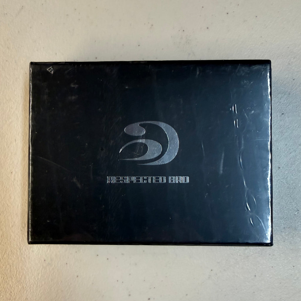 Respected Bro Magnetic Wallet - Black Minimalist RFID Blocking Wallet