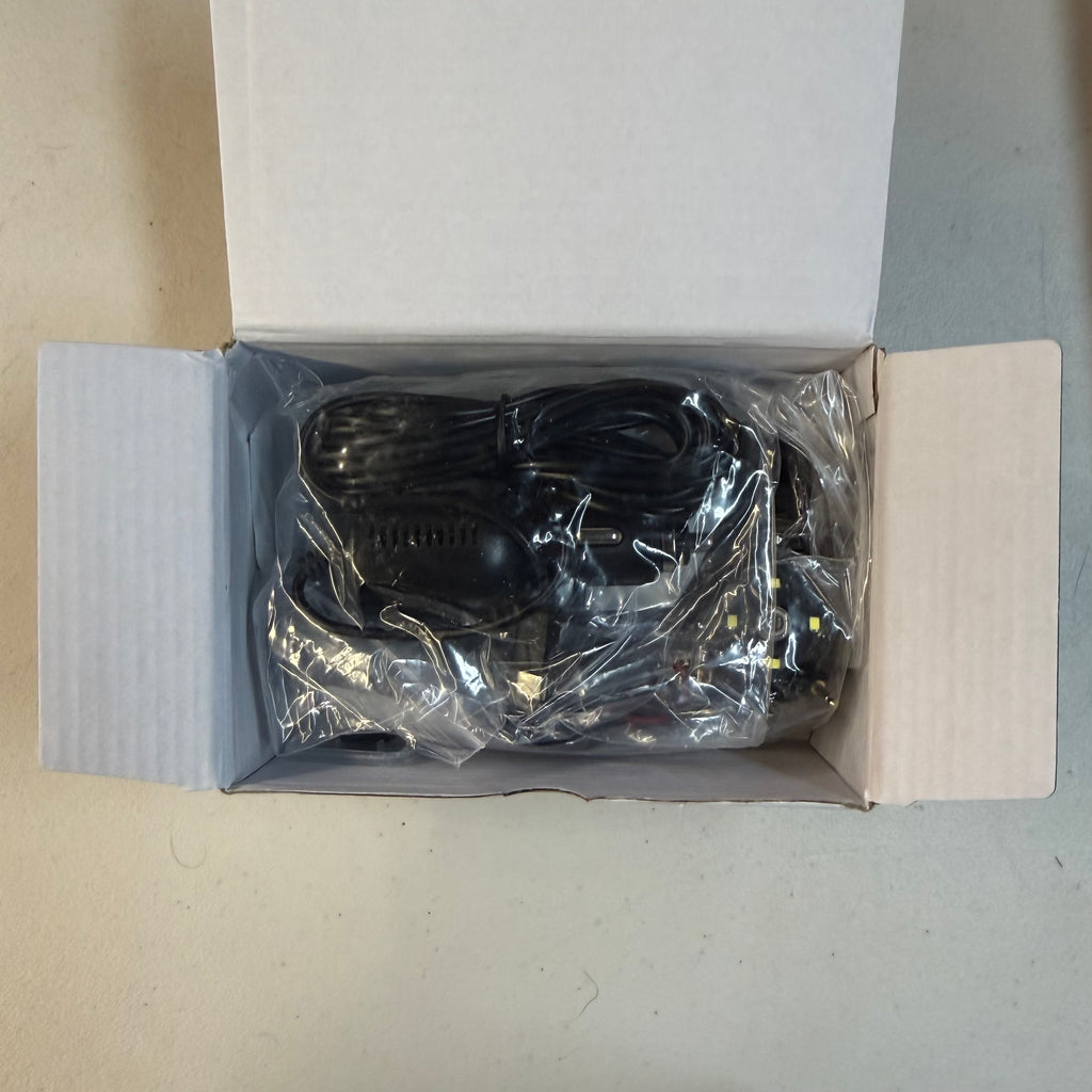 Black Box Traffic Recorder - 1296P Dual Channel Dash Cam with Rear View - Open Box Like New