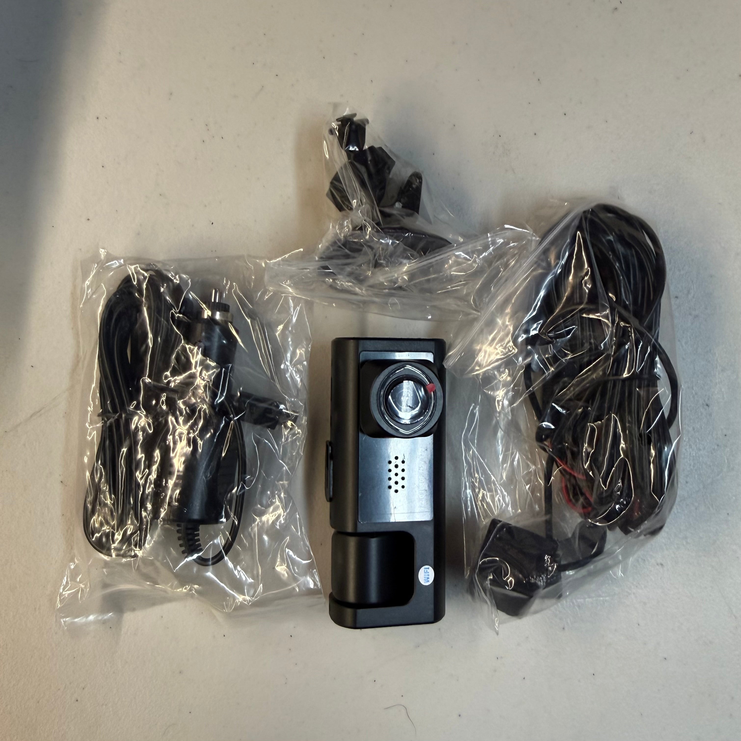 Black Box Traffic Recorder - 1296P Dual Channel Dash Cam with Rear View - Open Box Like New