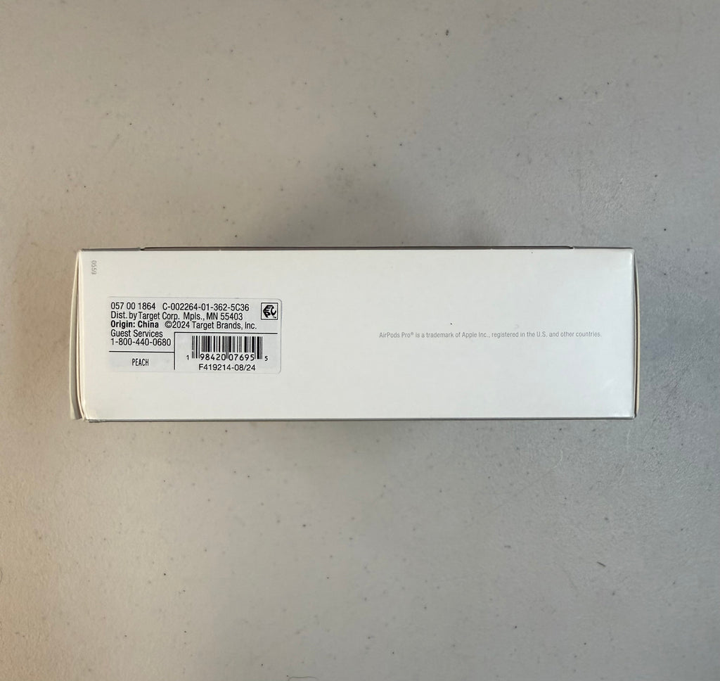 heyday Peach AirPods Pro Case Cover - Fits Gen 1 & Gen 2 - Brand New