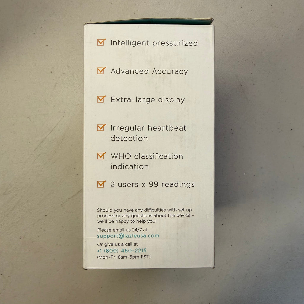 LAZLE Automatic Blood Pressure Monitor JPD-HA101 (Open Box - Like New)