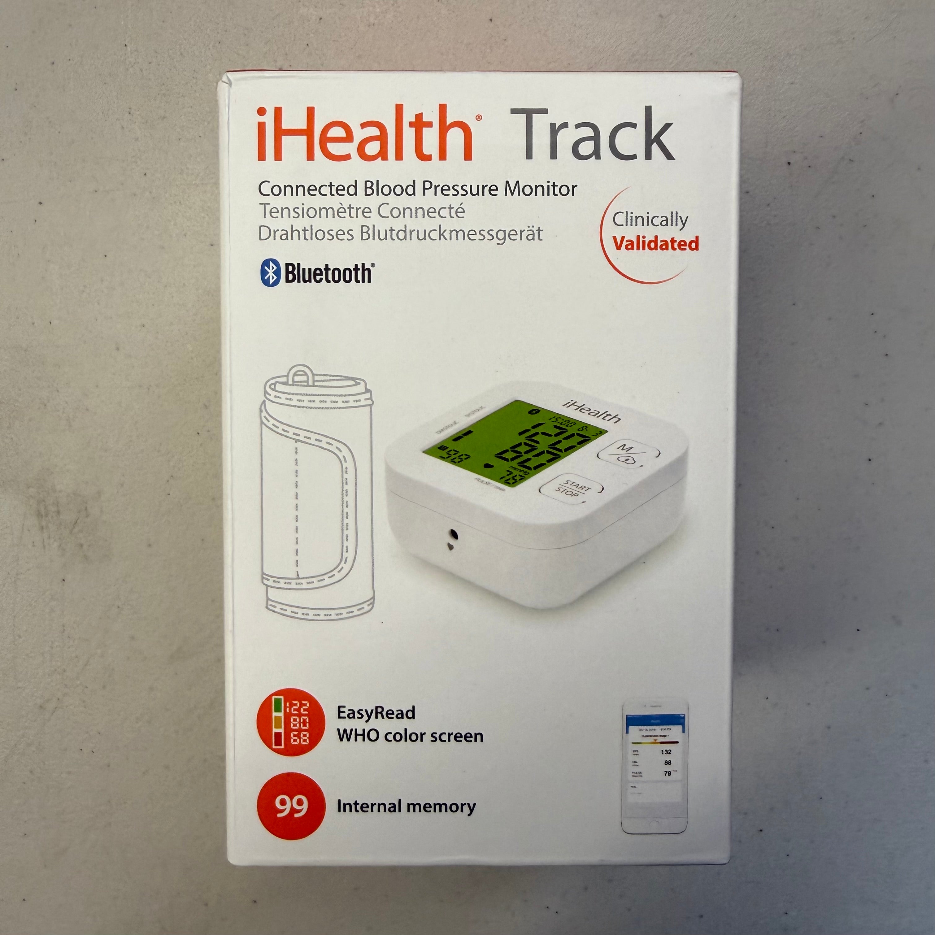 iHealth Track Connected Blood Pressure Monitor KN-550BT (Open Box - Like New)