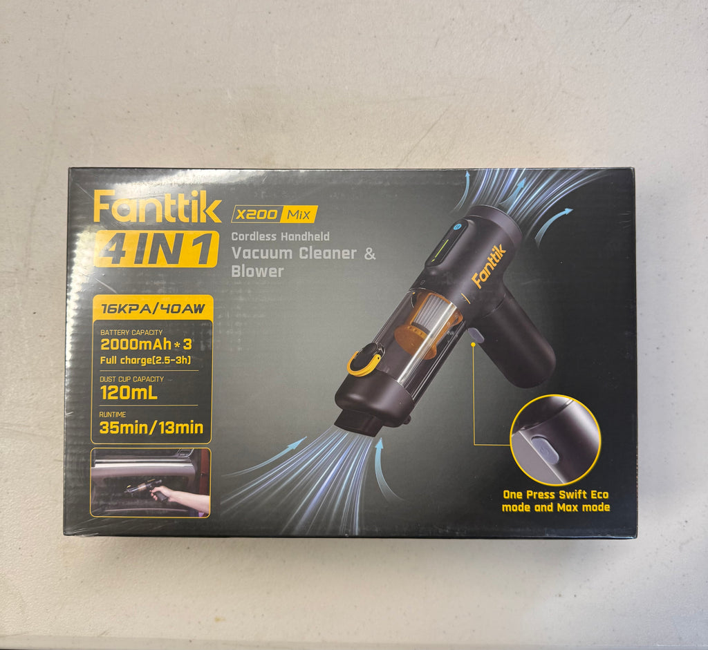 Fanttik X200 Mix 4-in-1 Cordless Handheld Vacuum Cleaner & Blower (Brand New)