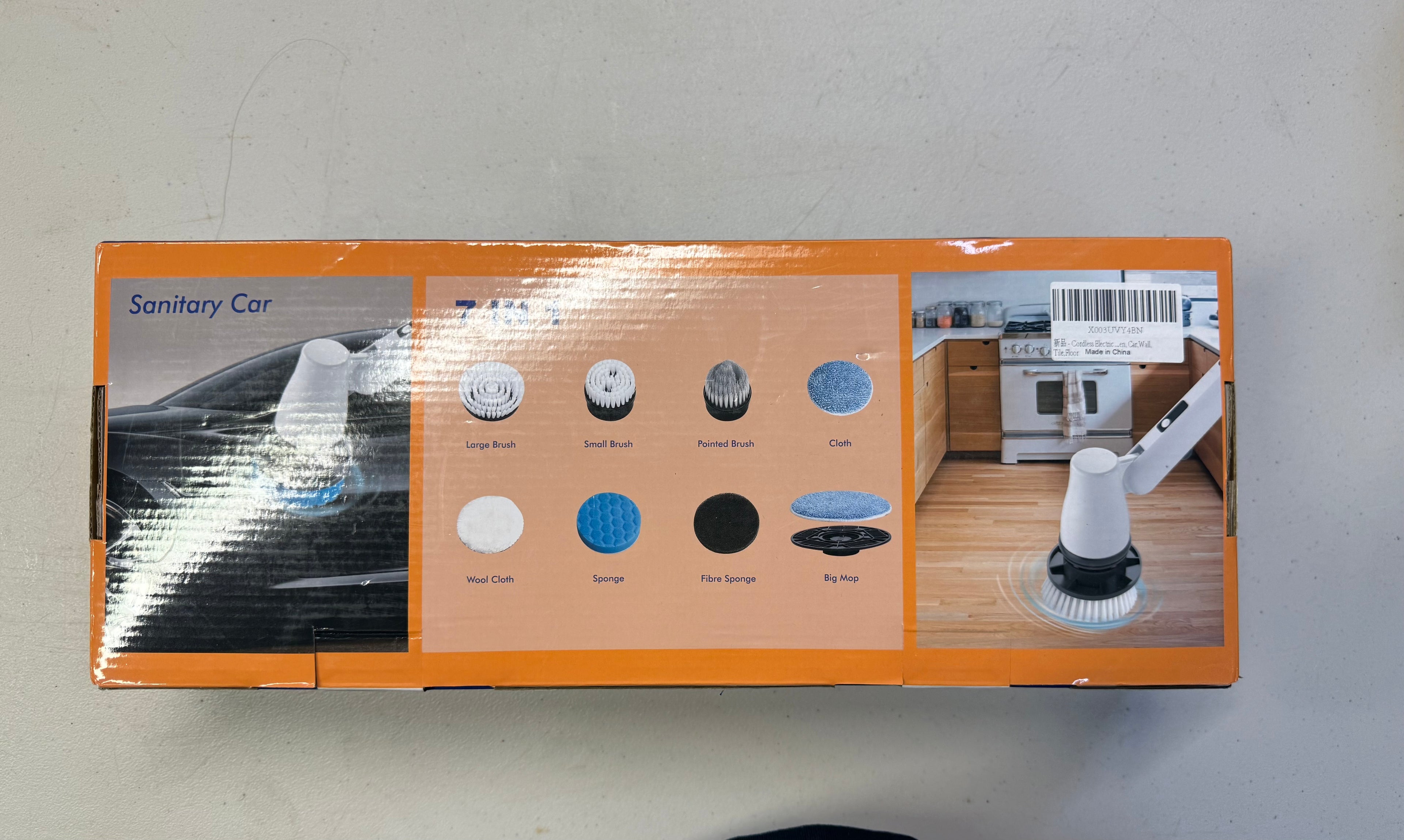 7-in-1 Electric Cleaning Brush - Cordless Power Scrubber (Open Box - Like New)