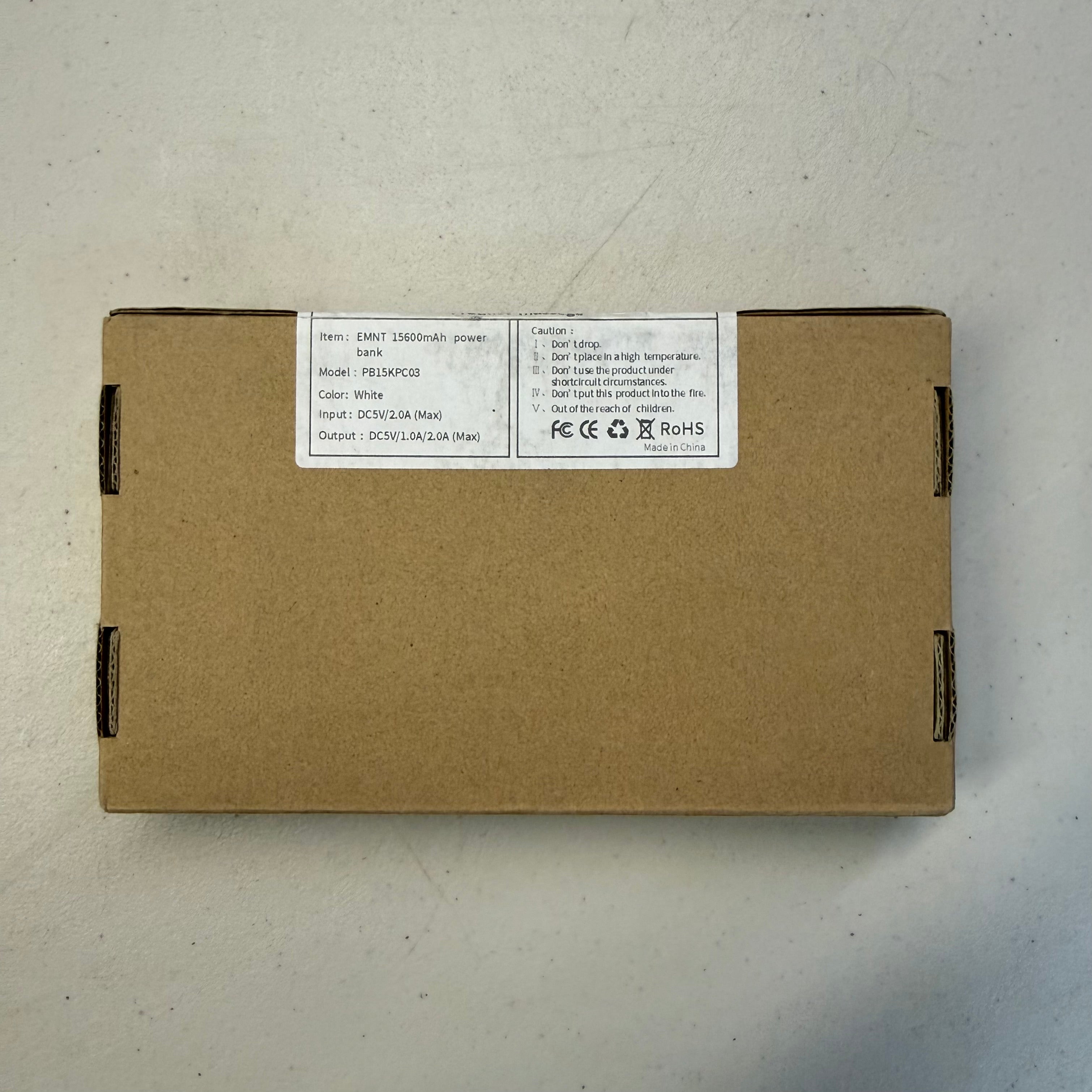 EMNT 15600mAh Power Bank - Portable Charger for Tablets & Phones (Brand New)