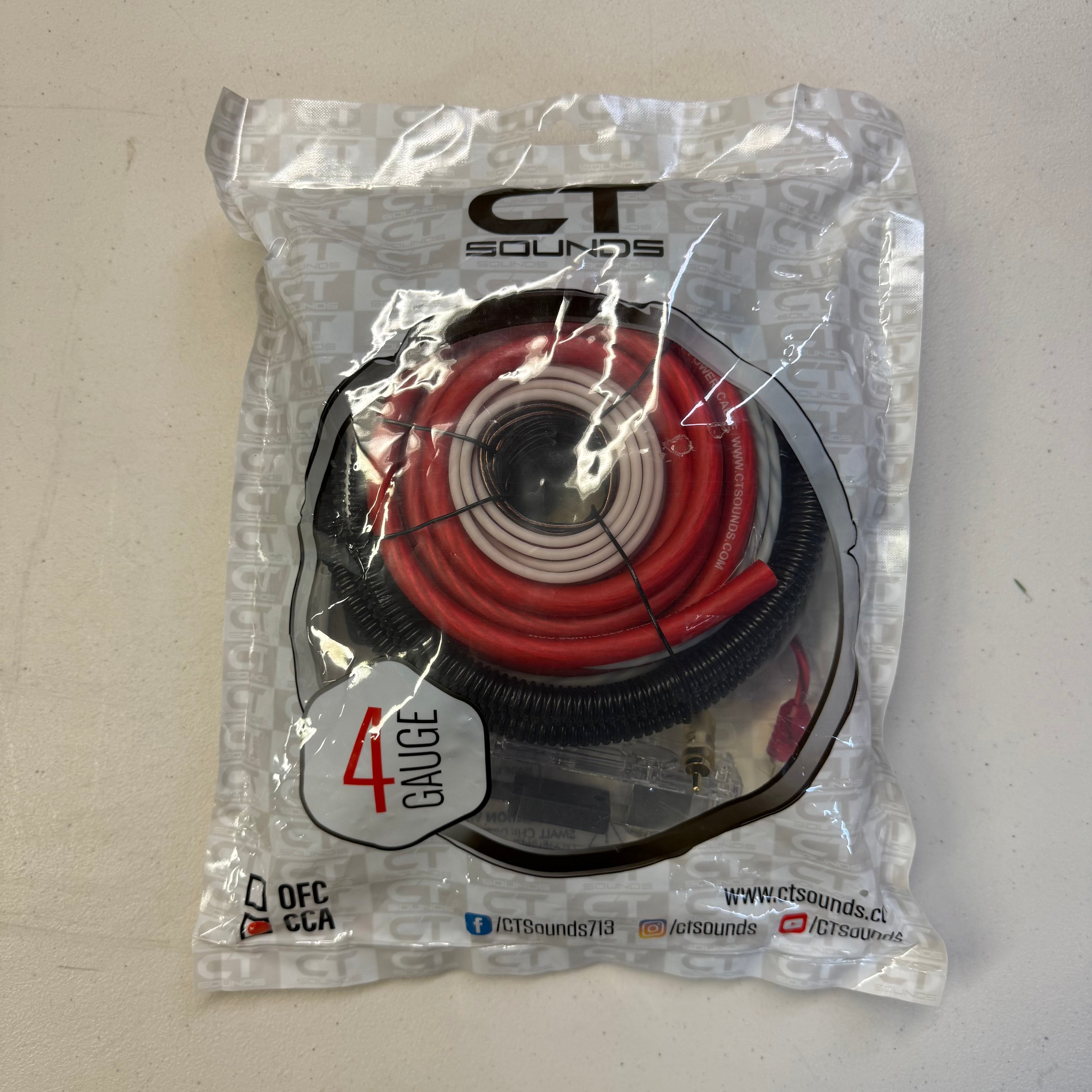 CT Sounds 4 Gauge Amplifier Wiring Kit - Complete Car Audio Installation Kit (Brand New)
