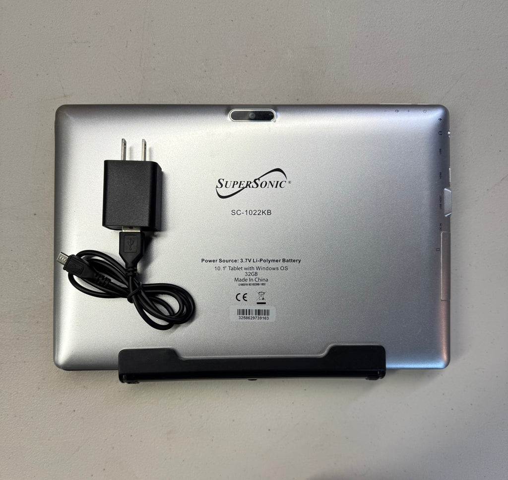 SuperSonic SC-1022KB 10.1" Windows Tablet with Keyboard - 32GB (Used - Good Condition)