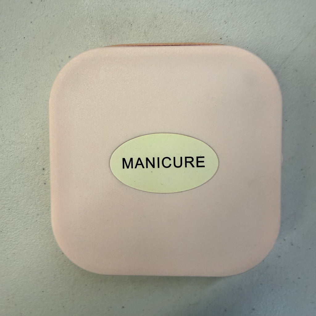 Manicure Set - 7-Piece Nail Care Kit in Pink Case (Open Box - Like New)