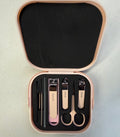 Manicure Set - 7-Piece Nail Care Kit in Pink Case (Open Box - Like New)