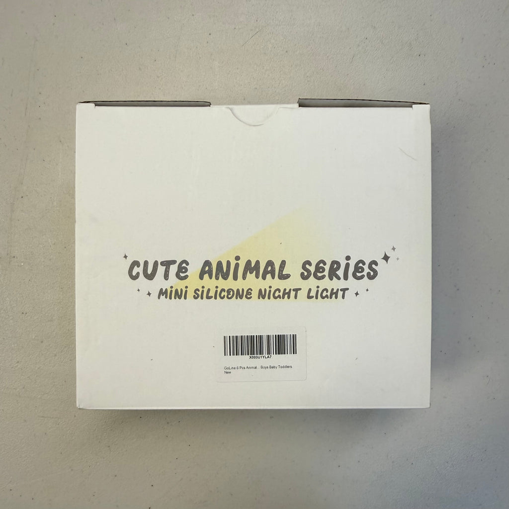 Cute Animal Series Mini Silicone Night Light - 6-Piece Set (Open Box - Like New)