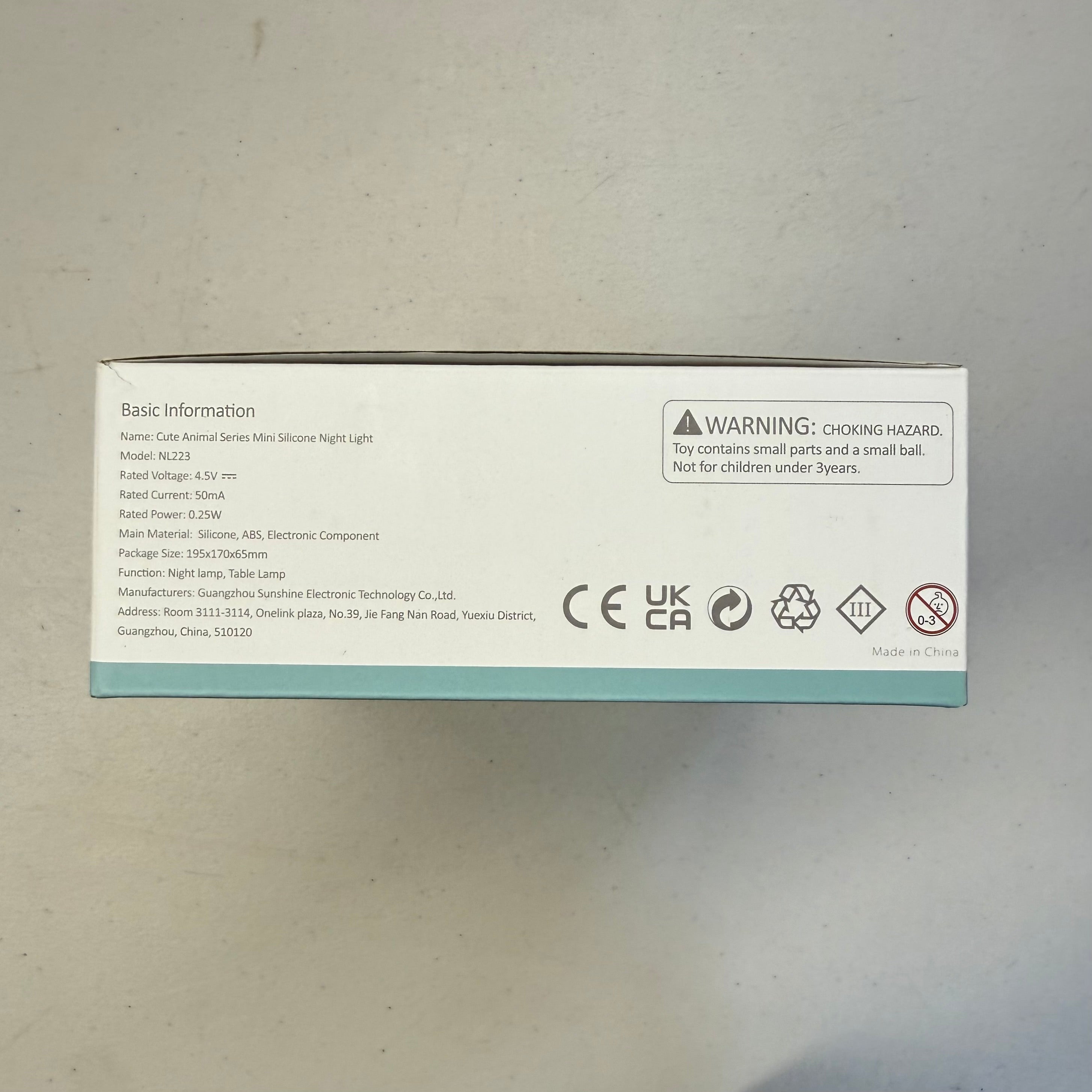 Cute Animal Series Mini Silicone Night Light - 6-Piece Set (Open Box - Like New)