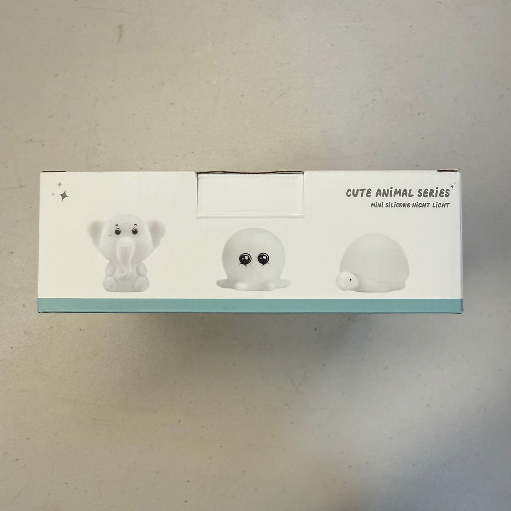 Cute Animal Series Mini Silicone Night Light - 6-Piece Set (Open Box - Like New)