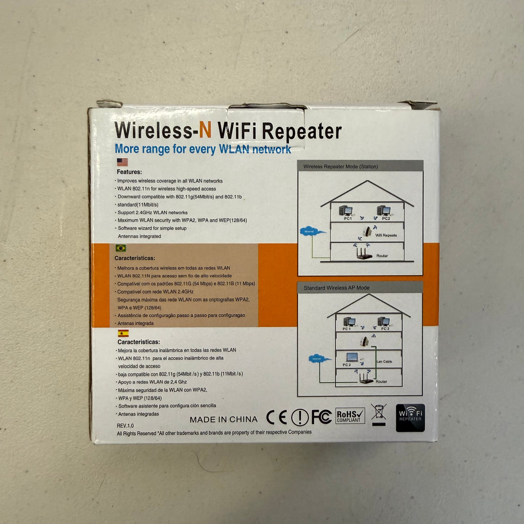 Wireless-N WiFi Repeater 300Mbps - Range Extender (Open Box - Like New)