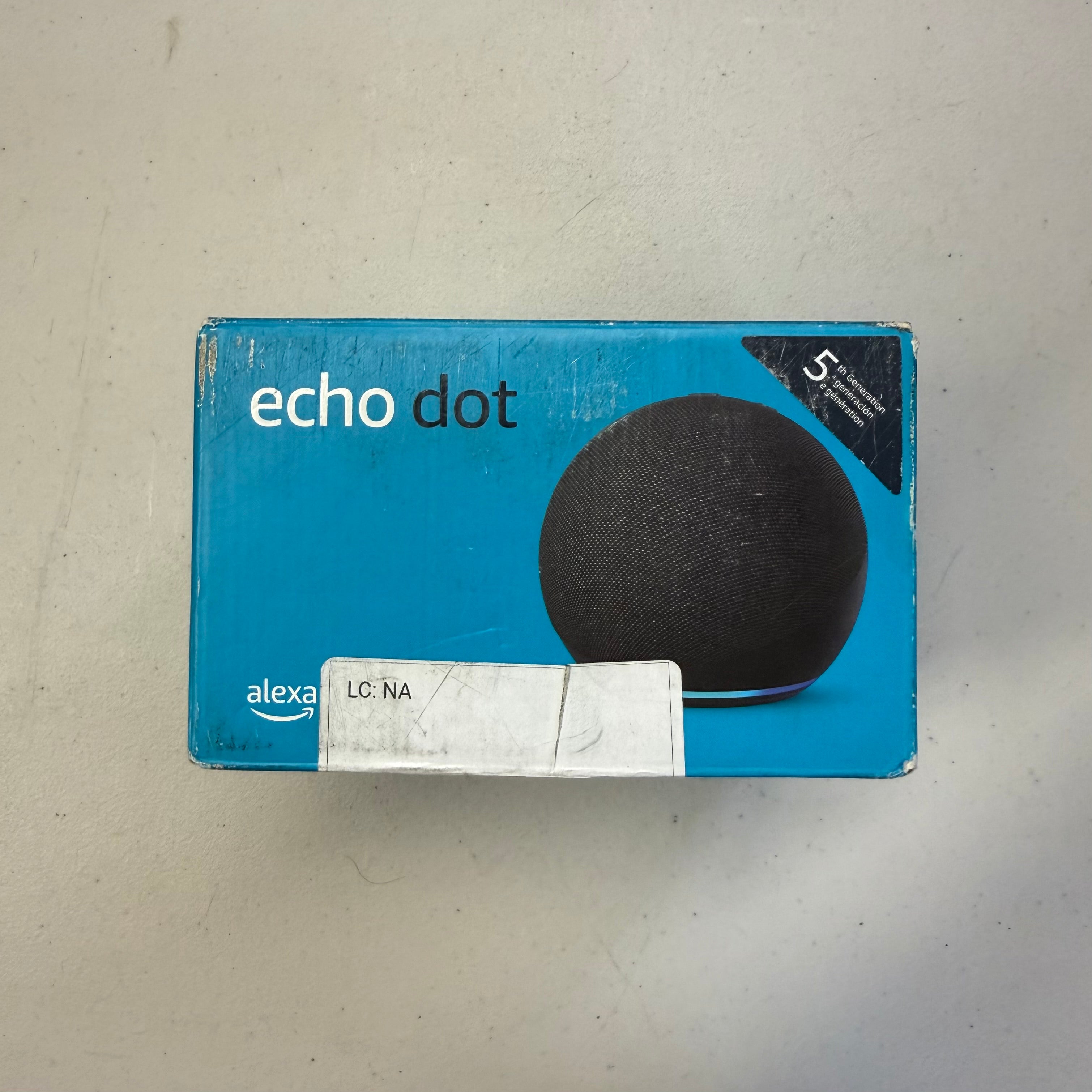 Amazon Echo Dot 5th Gen Smart Speaker with Alexa - Charcoal - Open Box ...