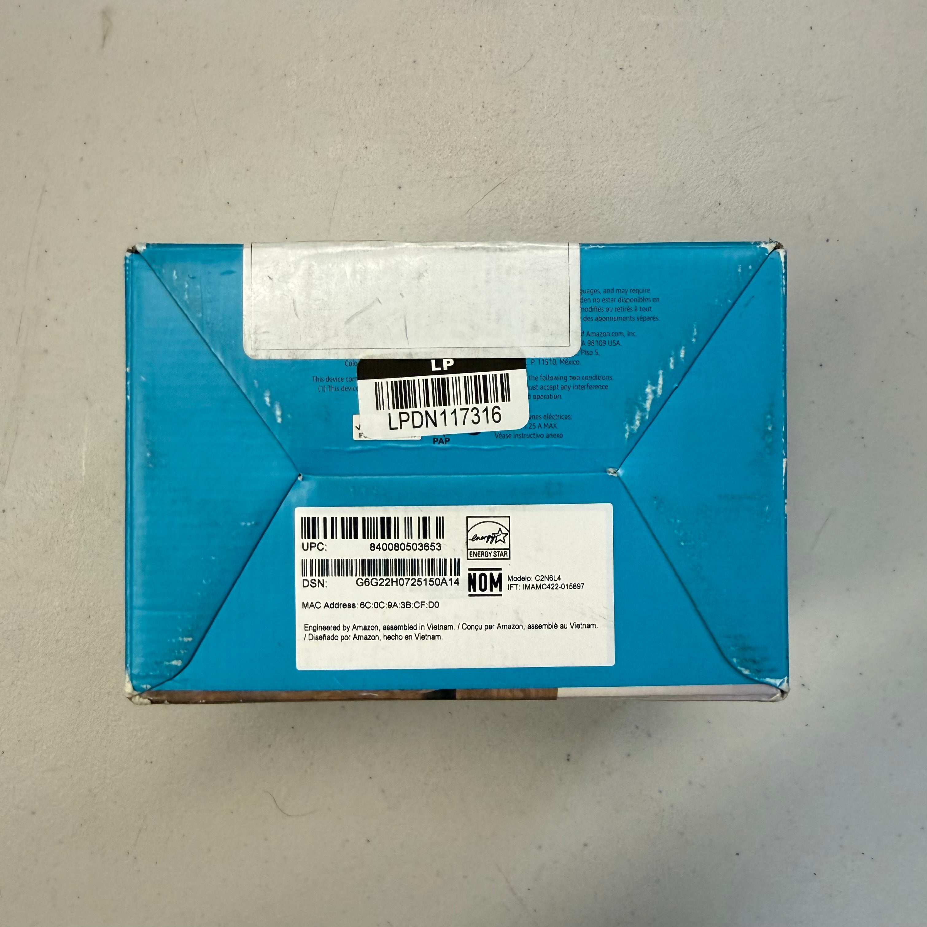 Amazon Echo Dot (5th Generation) Smart Speaker with Alexa - Charcoal (Open Box - Like New, Box Worn)