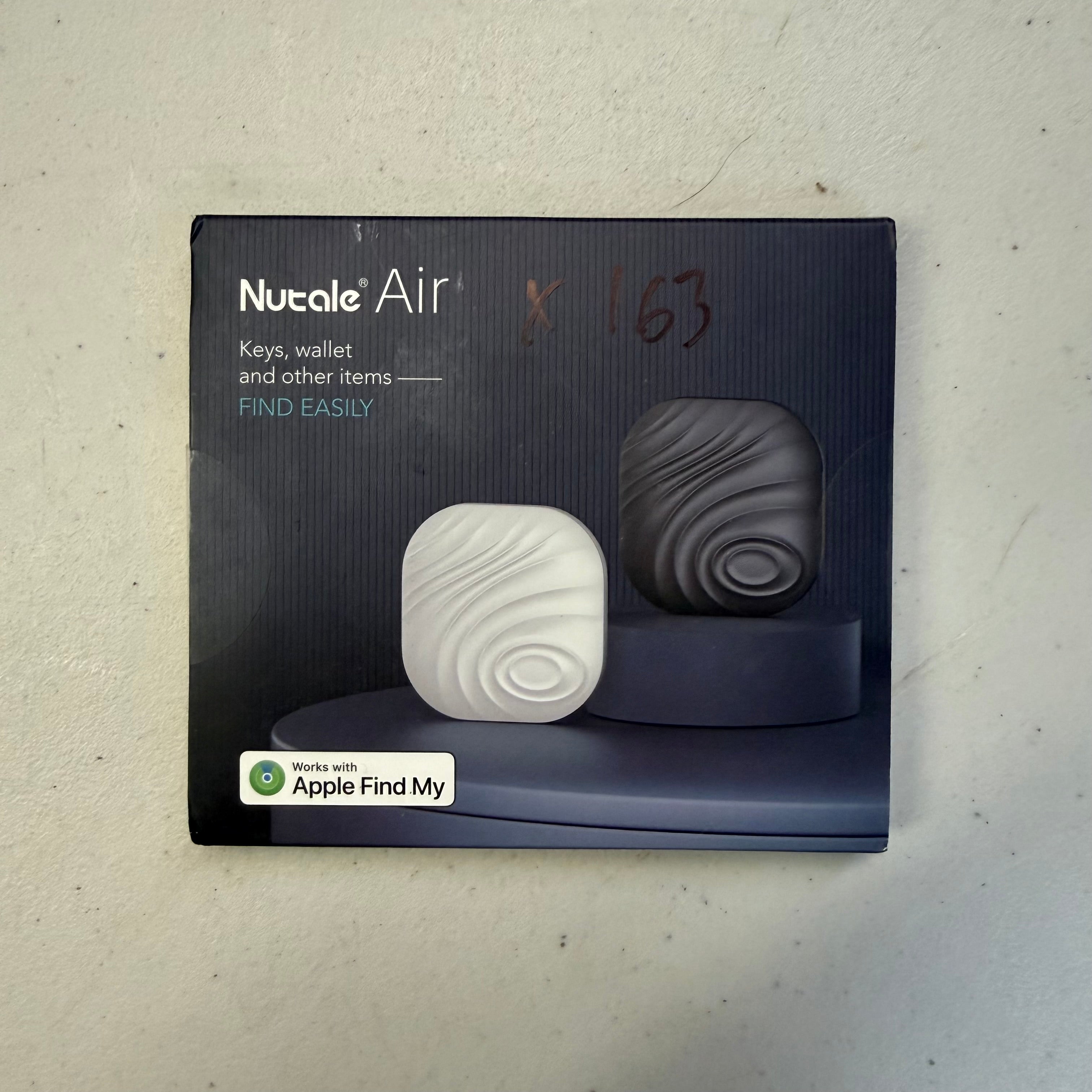 Nutale Air Item Tracker - 2 Pack with Apple Find My (Open Box - Like New)