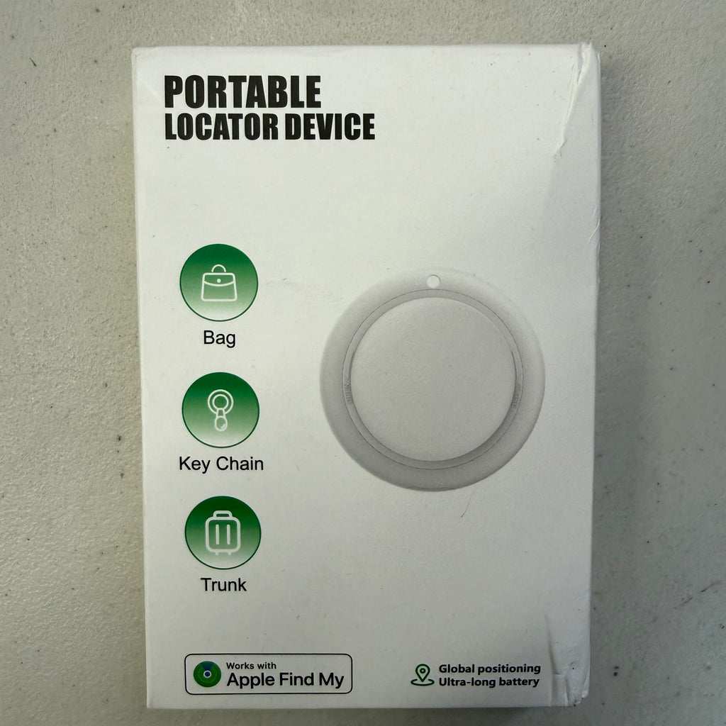 Portable Locator Device - Works with Apple Find My (Open Box - Like New)