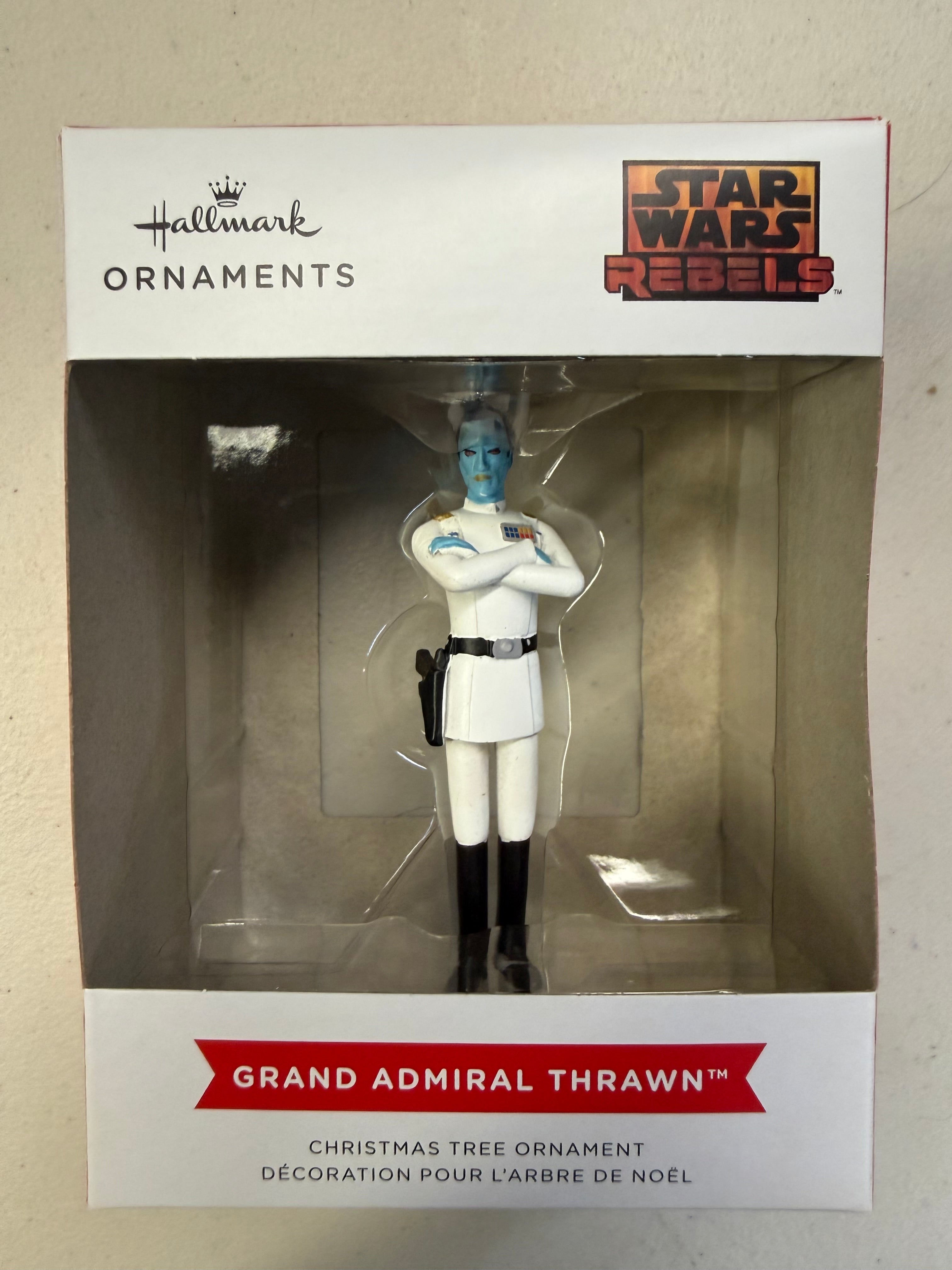 Hallmark Star Wars Rebels Grand Admiral Thrawn Christmas Ornament (Brand New)