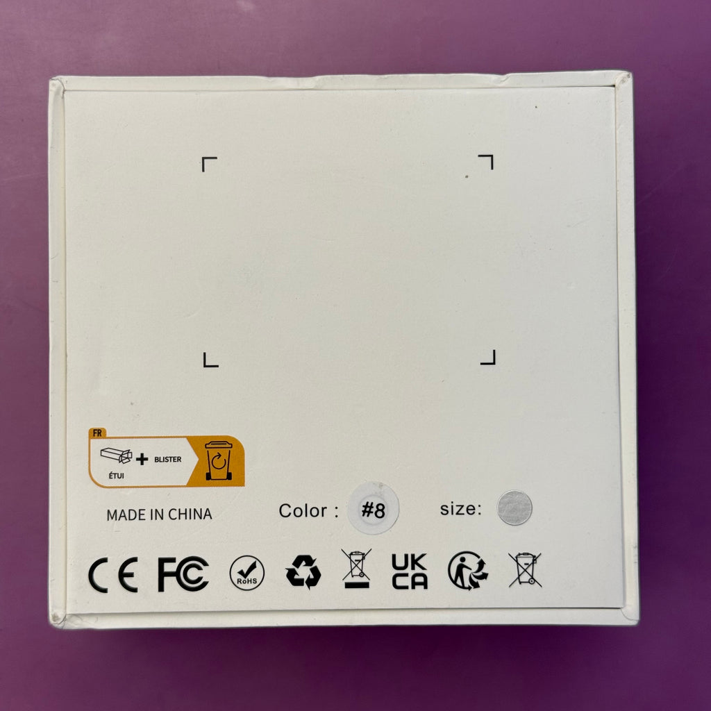 Smart Health Ring - Silver Size 8 (Open Box - Like New)