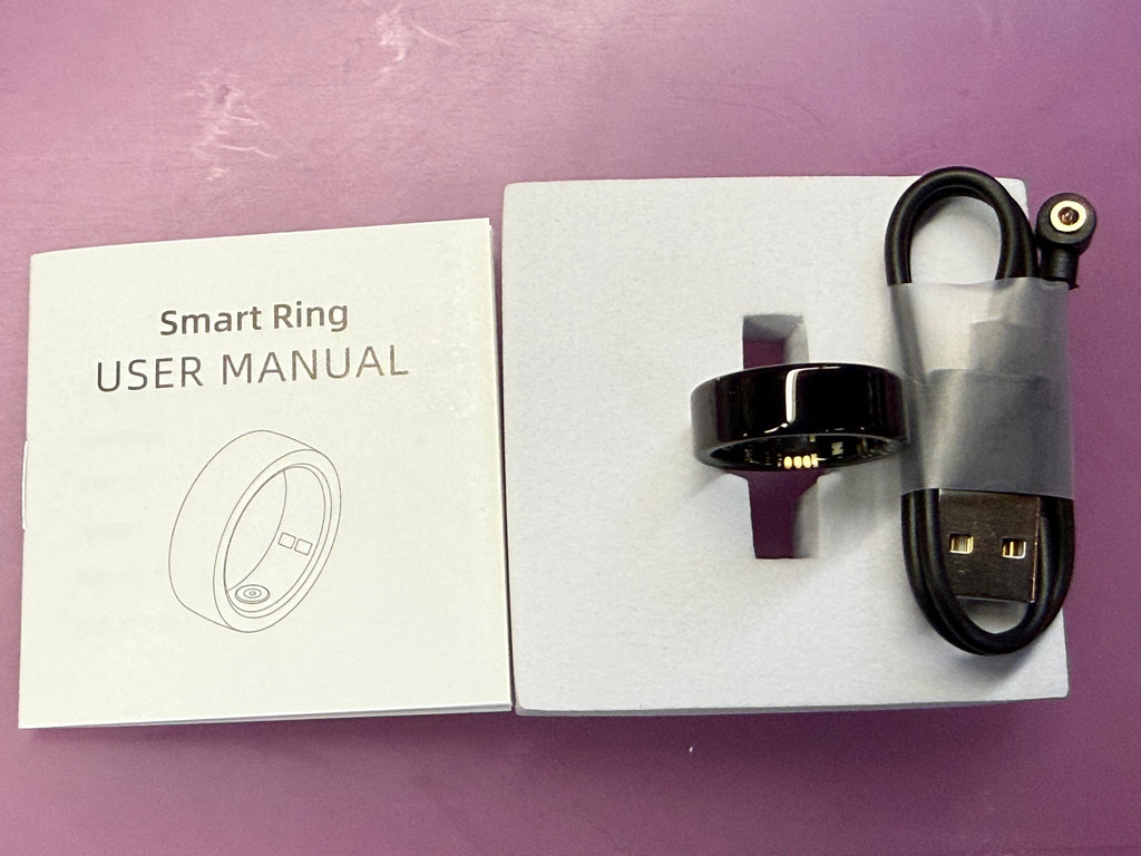 Smart Health Ring - Black Size 9 (Open Box - Like New)
