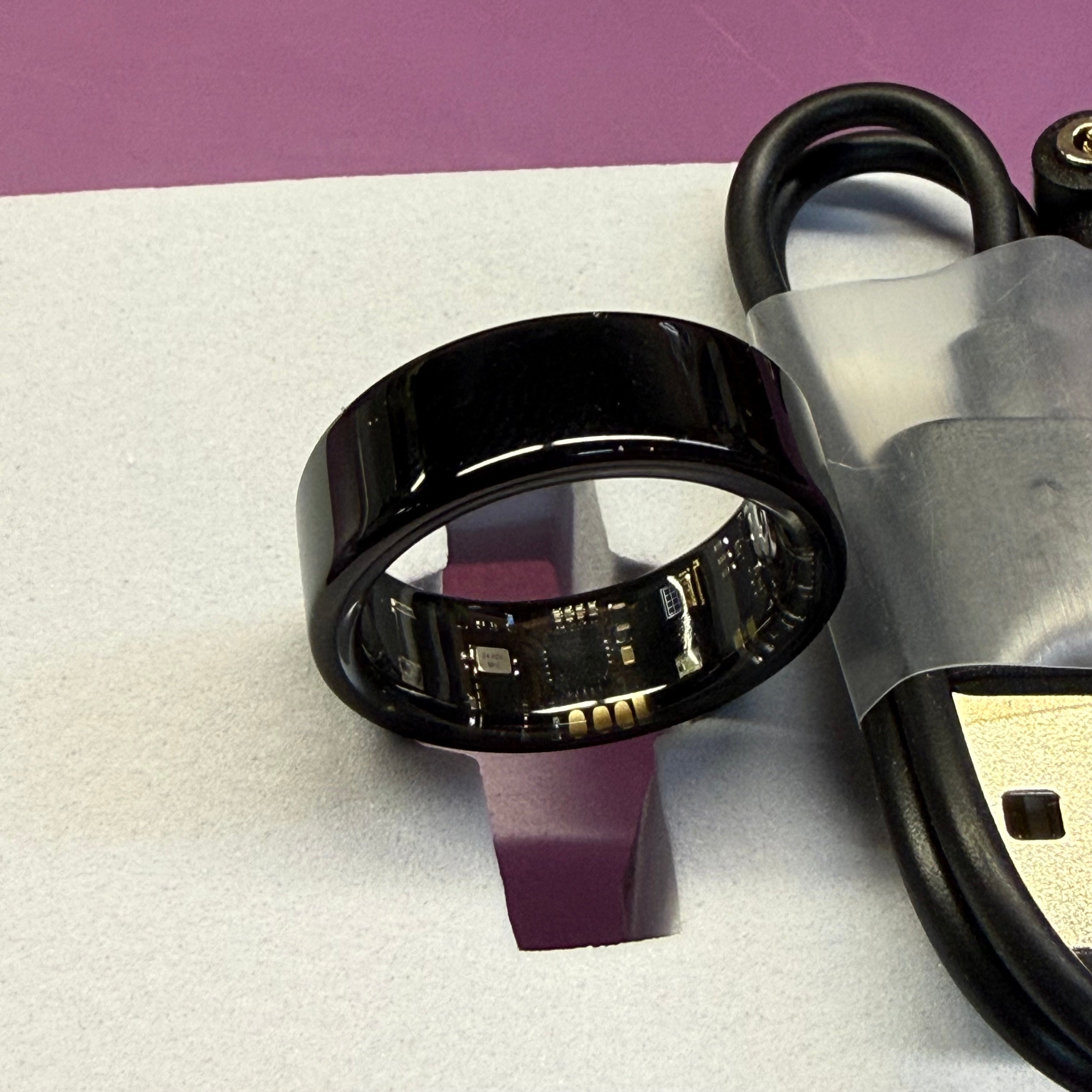 Smart Health Ring - Black Size 9 (Open Box - Like New)