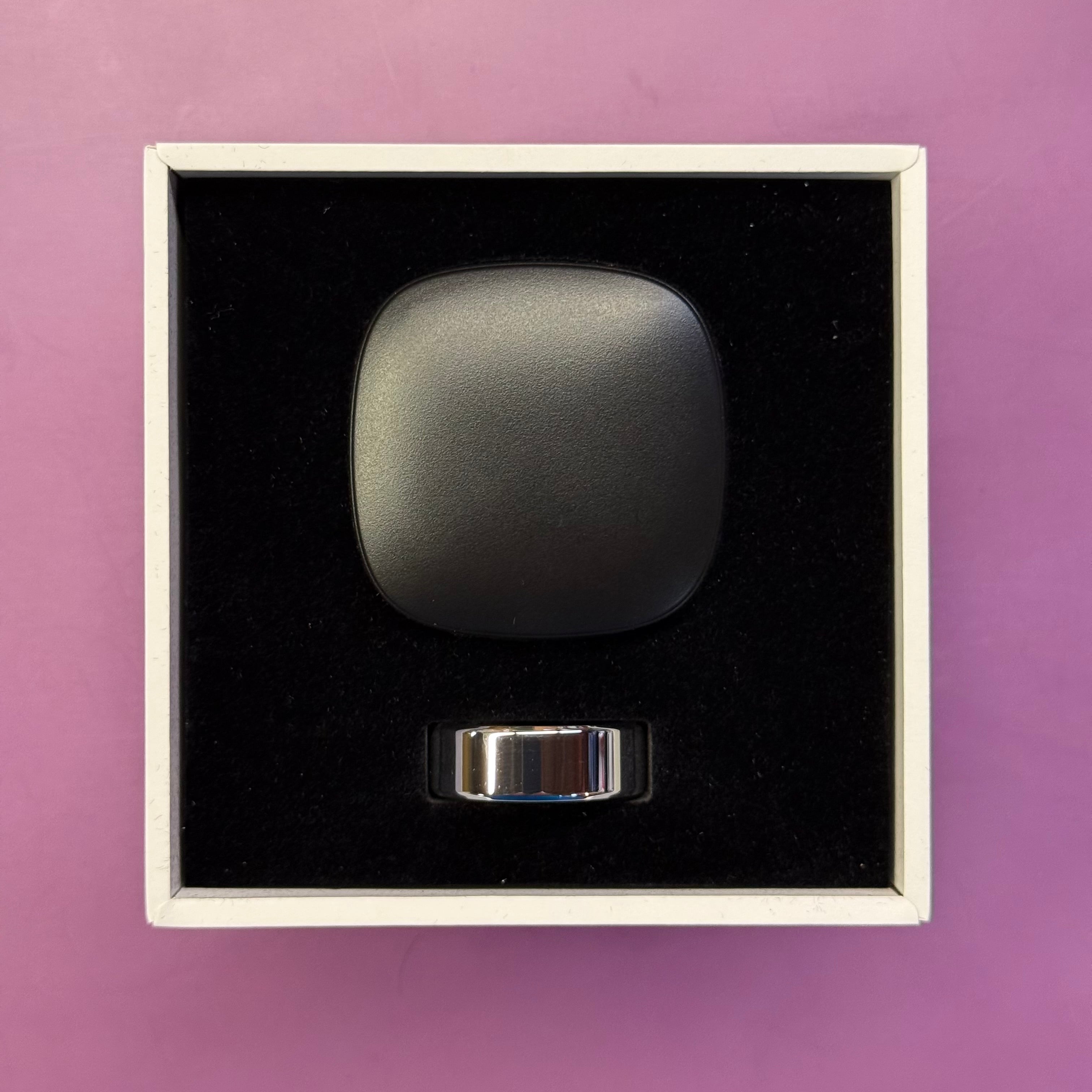 Smart Health Ring - Silver (Open Box - Like New, Never Worn)