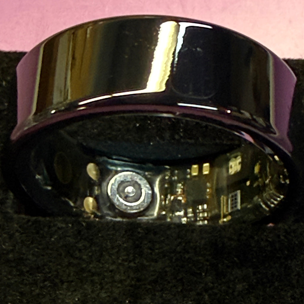 Smart Health Ring - Black Size 9 (Open Box - Like New, Never Worn)