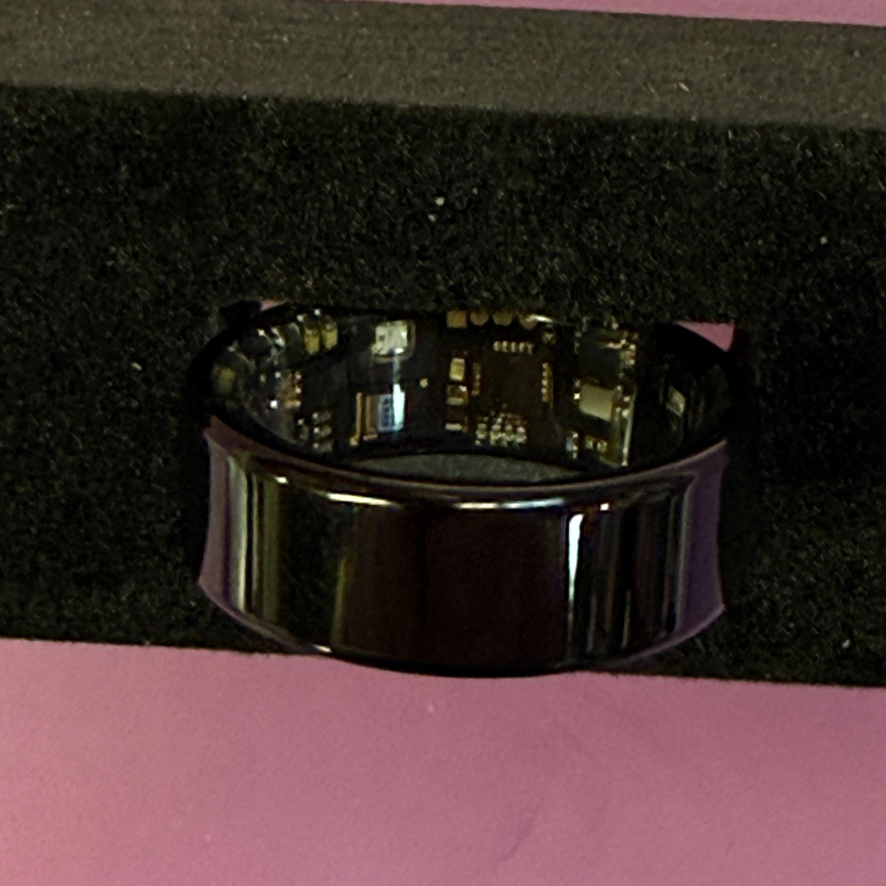 Smart Health Ring - Black Size 9 (Open Box - Like New, Never Worn)