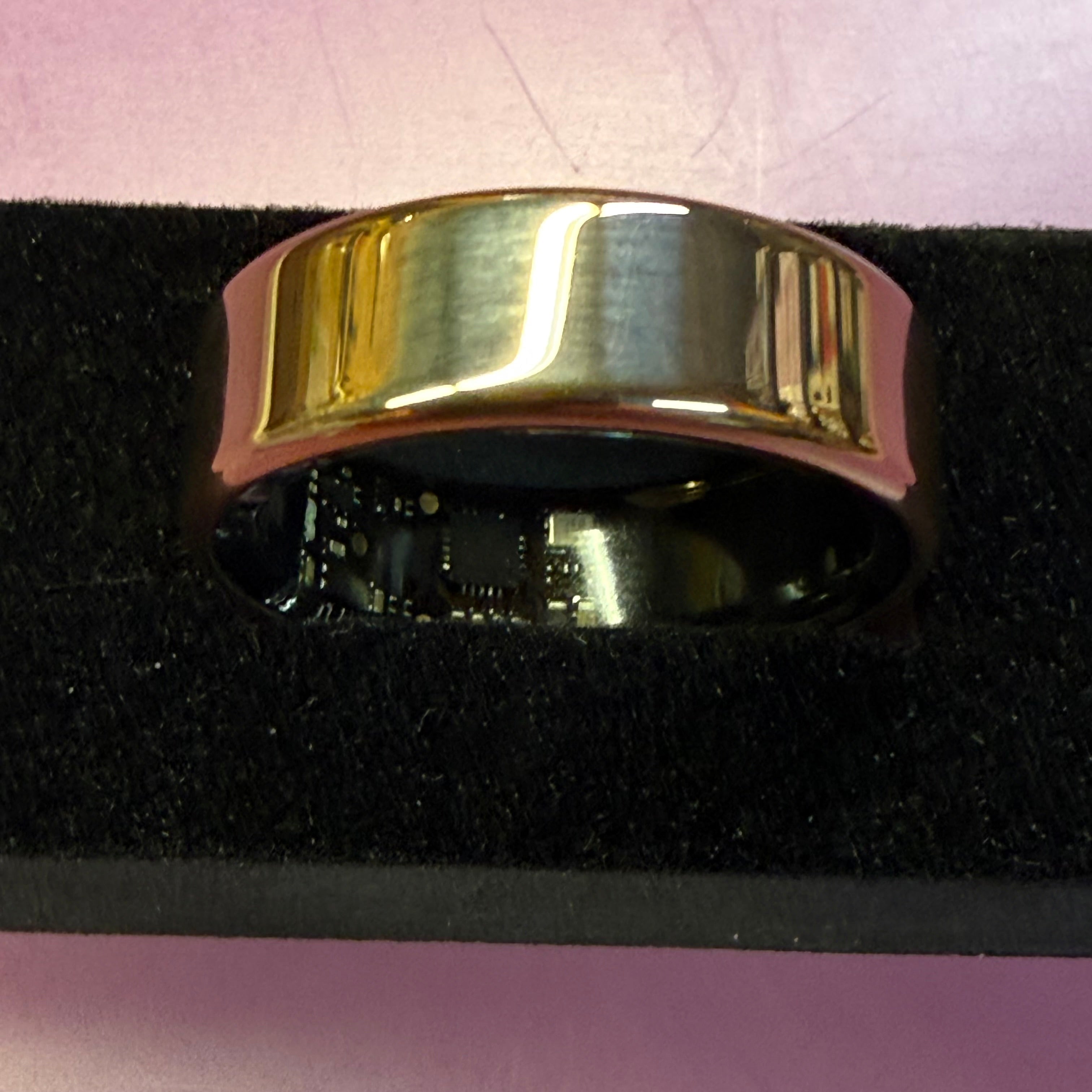 Smart Health Ring - Rose Gold Size 12 (Open Box - Like New, Never Worn)