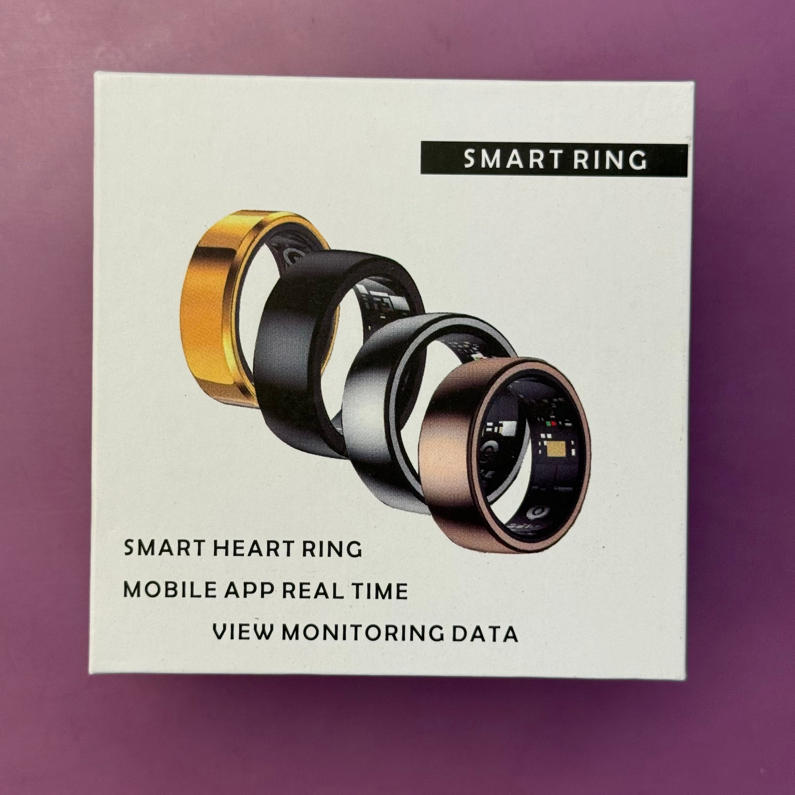 Smart Health Ring - Silver (Open Box - Like New, Never Worn)