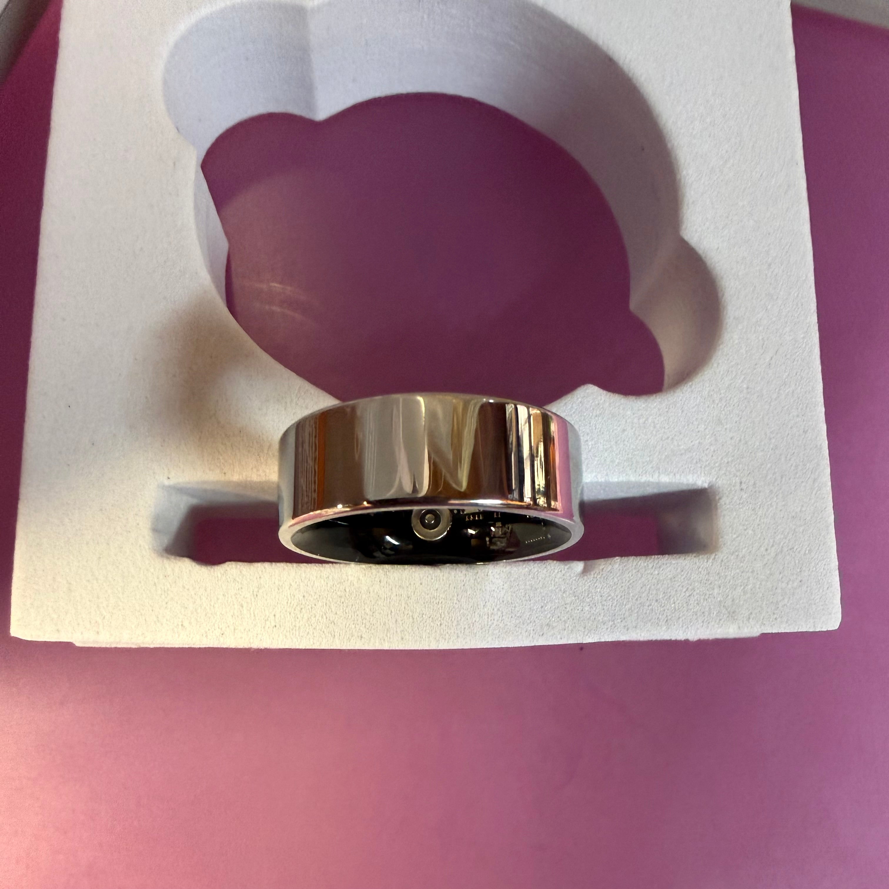 Smart Health Ring - Silver (Open Box - Like New, Never Worn)