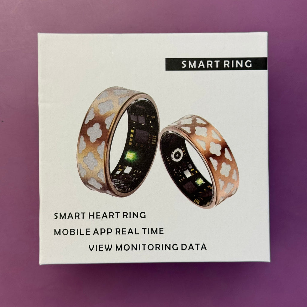 Smart Health Ring - Rose Gold Size 9 (Open Box - Like New, Never Worn)