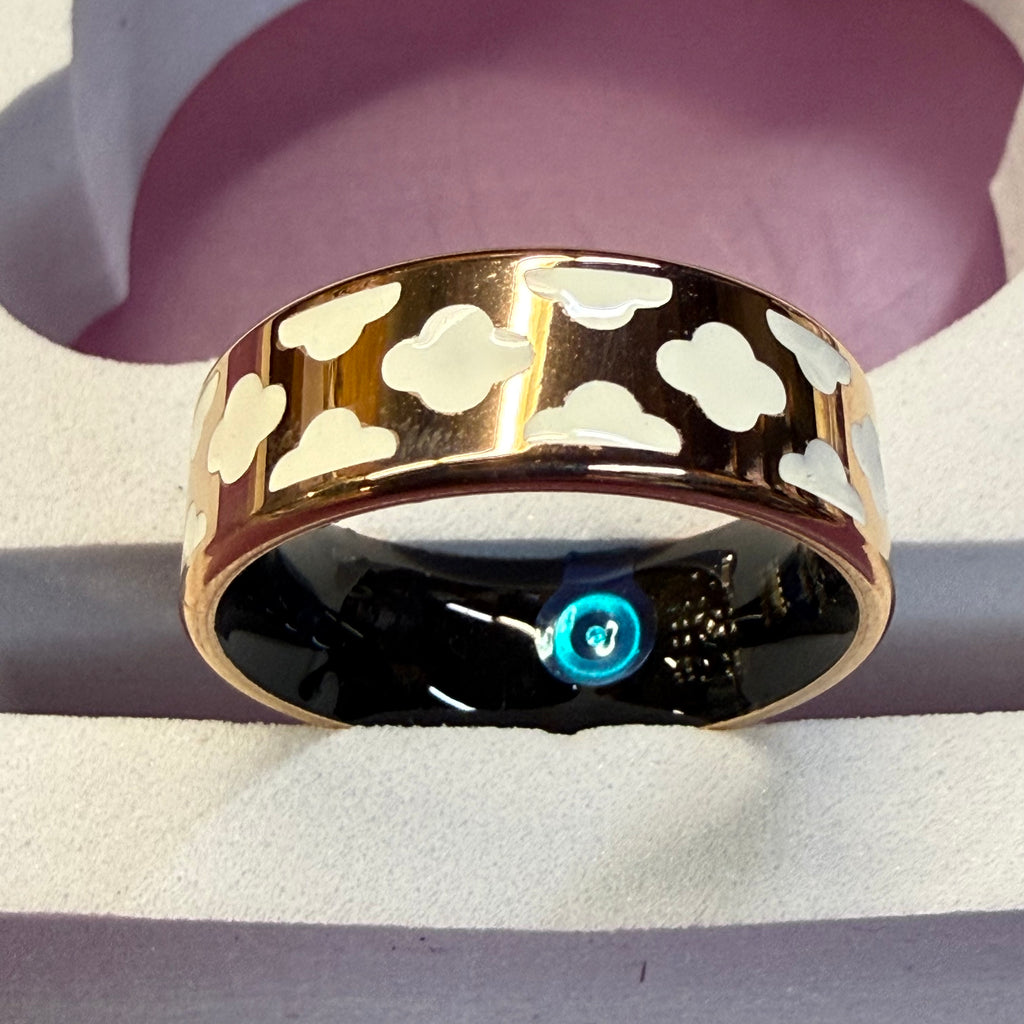 Smart Health Ring - Rose Gold Size 9 (Open Box - Like New, Never Worn)