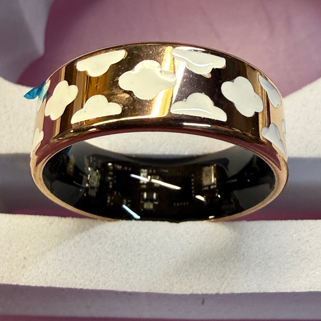 Smart Health Ring - Rose Gold Size 9 (Open Box - Like New, Never Worn)