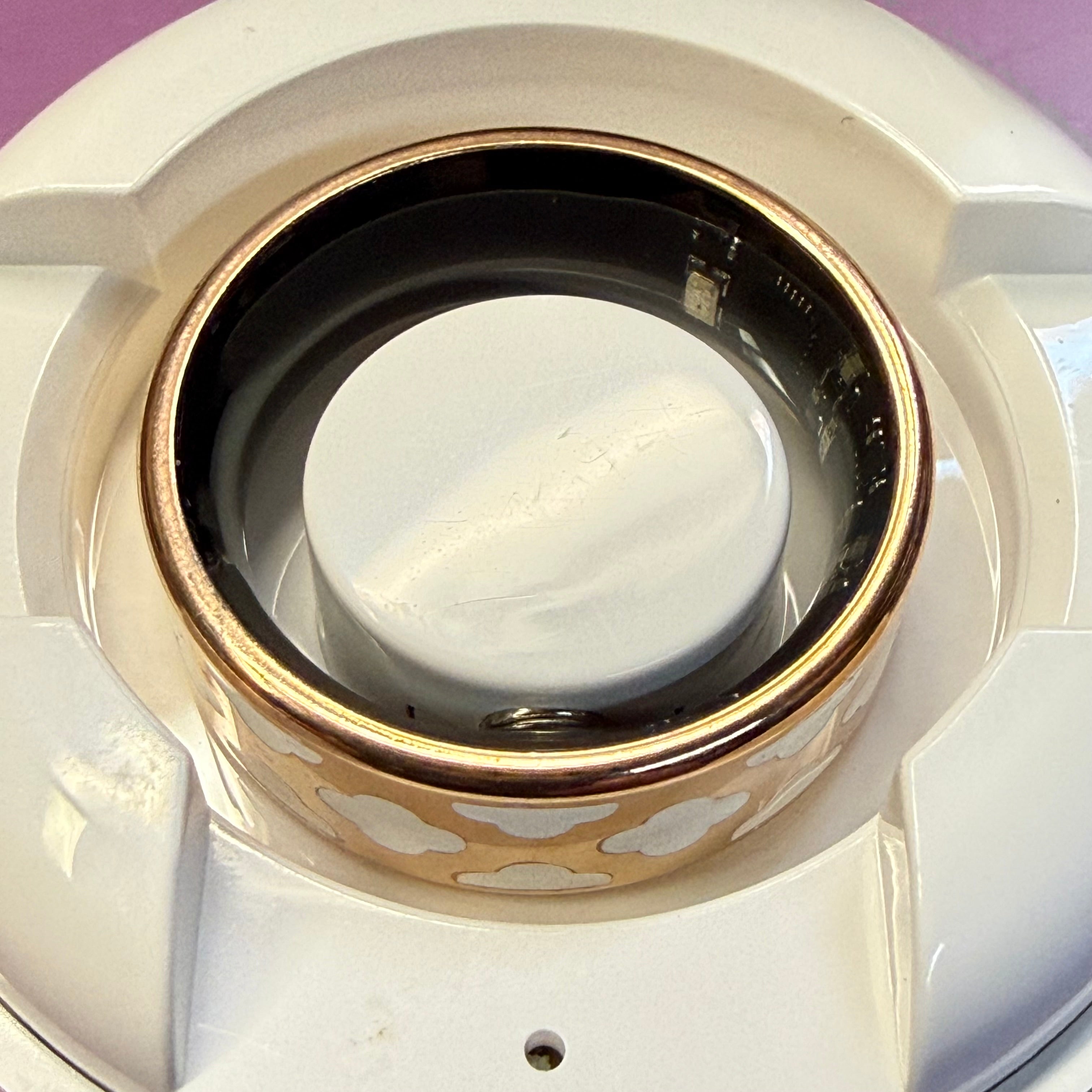 Smart Health Ring - Rose Gold Size 9 (Open Box - Like New, Never Worn)