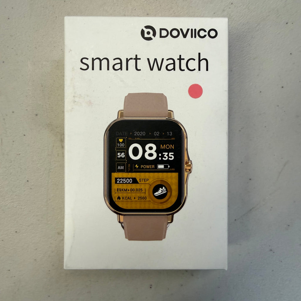 DOVIICO Smart Watch - Fitness Tracker with Heart Rate Monitor (Open Box - Like New)