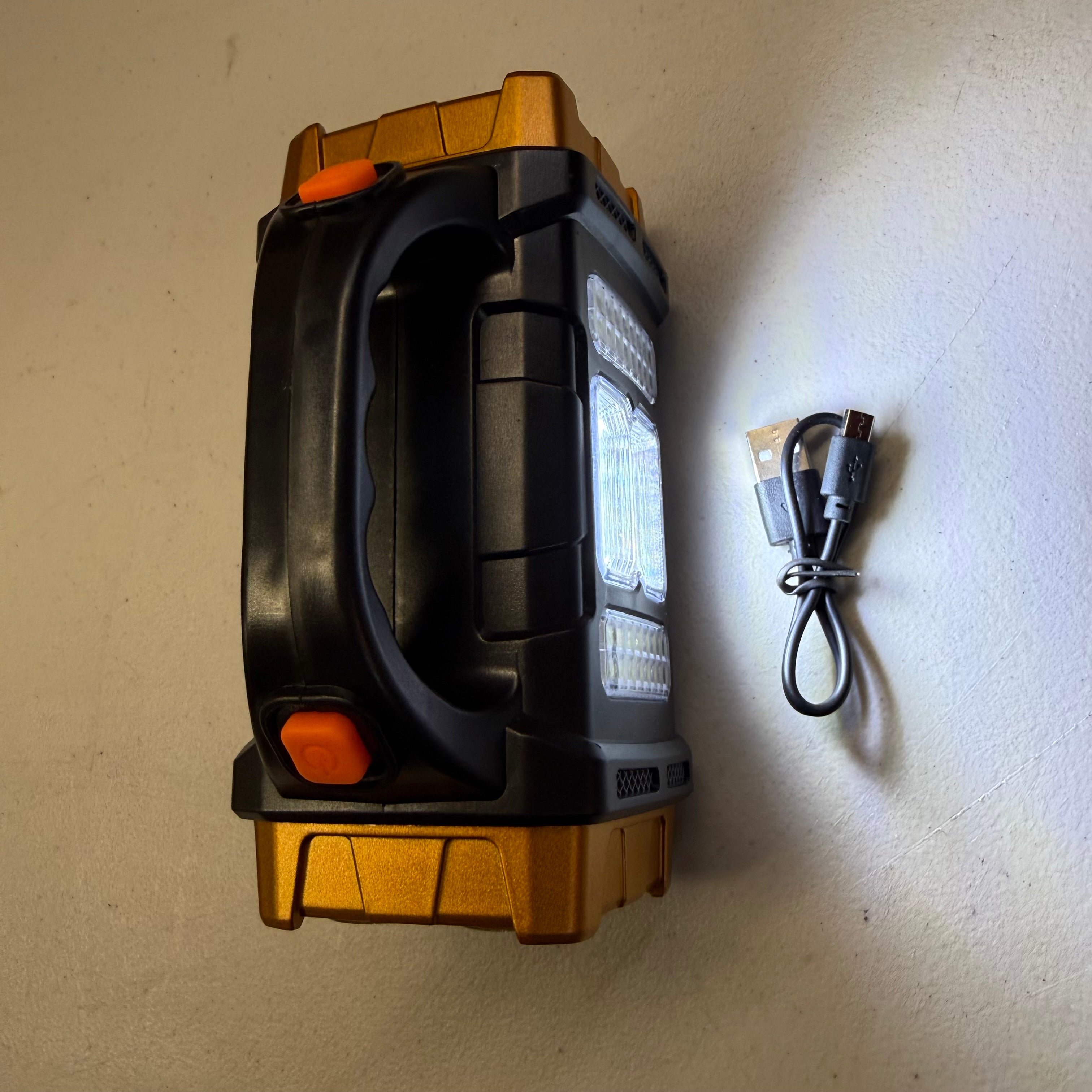 Rechargeable LED Work Light & Flashlight - Portable Camping Lantern (Open Box - Like New)
