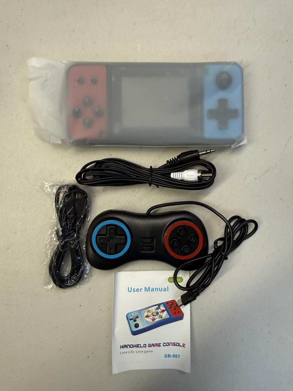 Retro Handheld Game Console GB-867 - Portable Gaming System (Open Box - Like New)