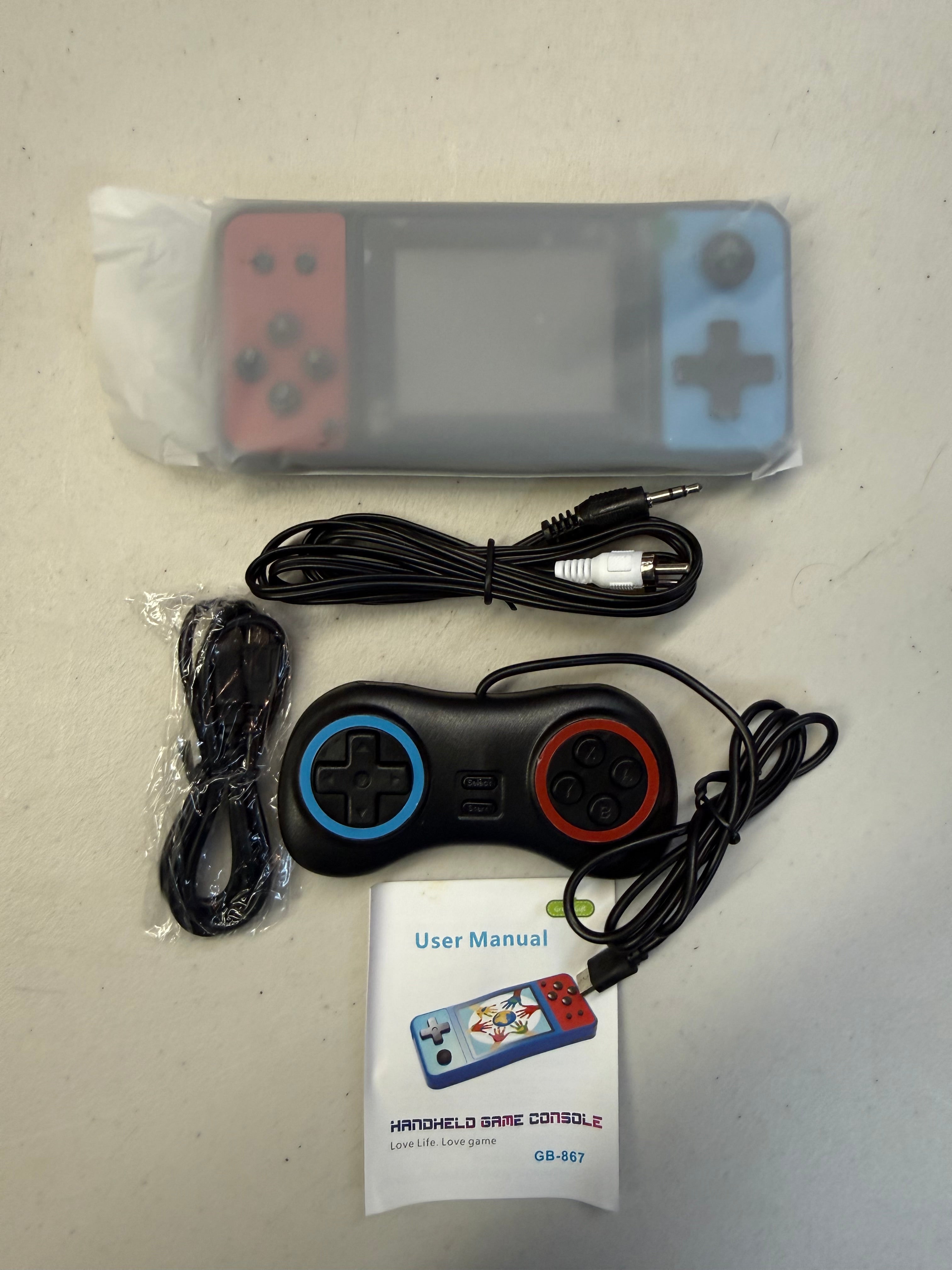 Retro Handheld Game Console GB-867 - Portable Gaming System (Open Box - Like New)