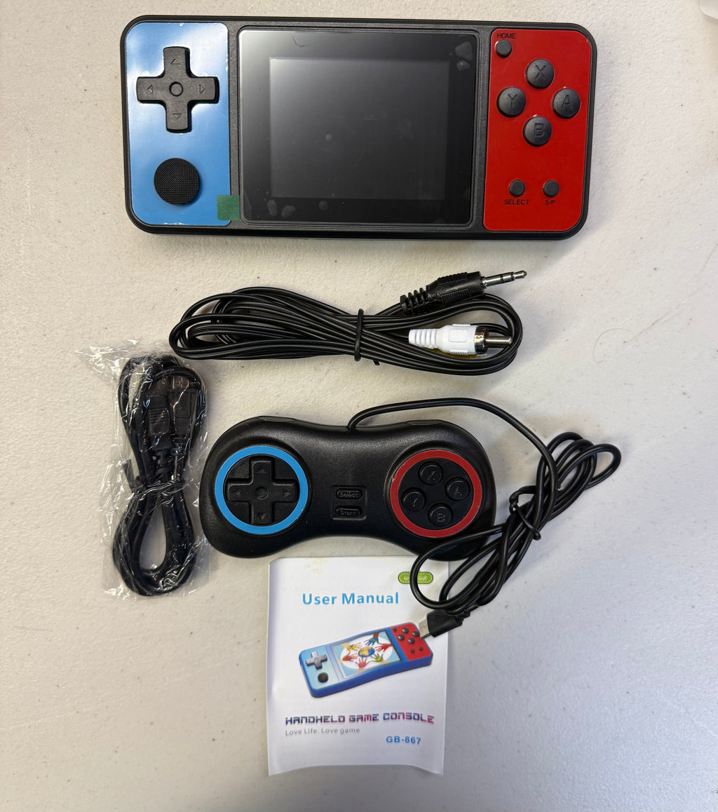 Retro Handheld Game Console GB-867 - Portable Gaming System (Open Box - Like New)