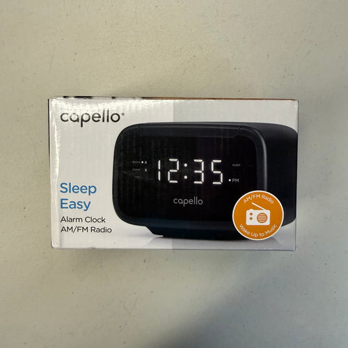 Capello Sleep Easy Alarm Clock with AM/FM Radio - CR15 (Open Box - Like New)